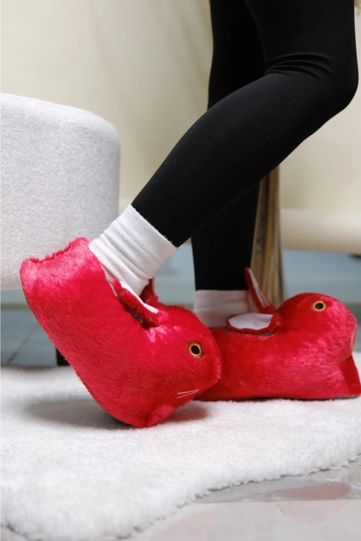 153-24 Termal Tavşan Figürlü Panduf 36-40 - Görsel 2