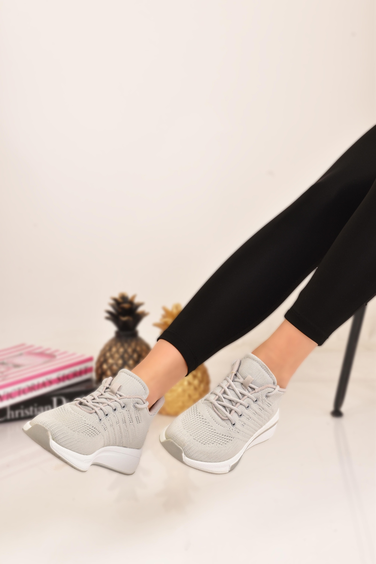 Kadın Günlük Yürüyüş Koşu Spor Ayakkabı Sneaker - Görsel 4