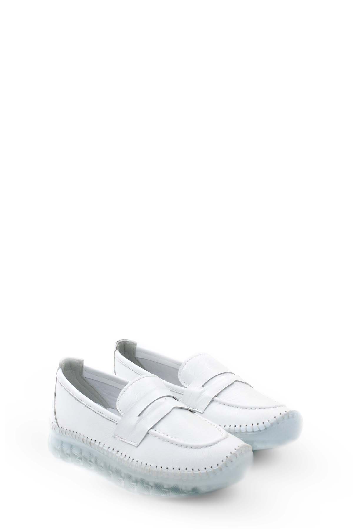 Hakiki Deri Kadın Casual Ayakkabı 609ZA740 - Görsel 5