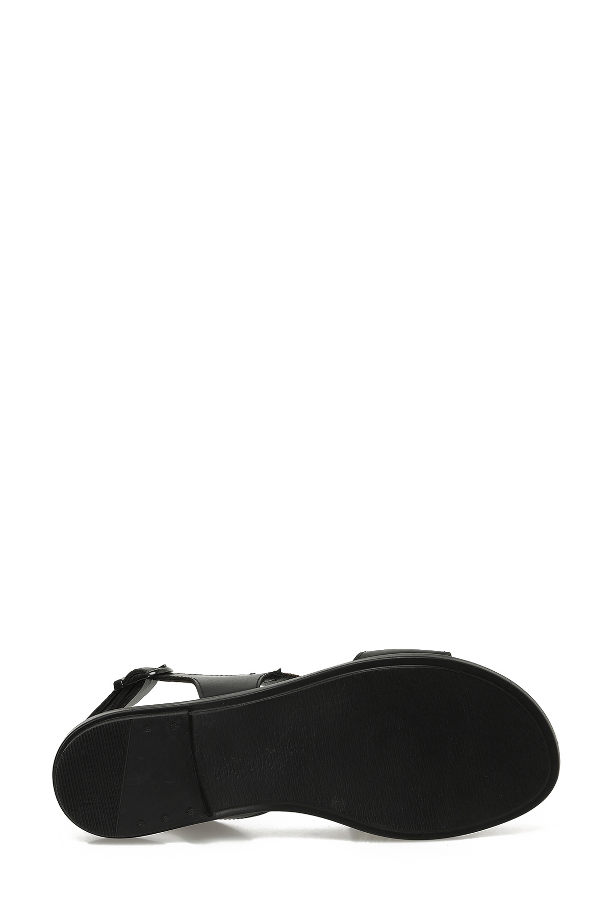 325054.Z 5FX Siyah Kadın Düz Sandalet - Görsel 7