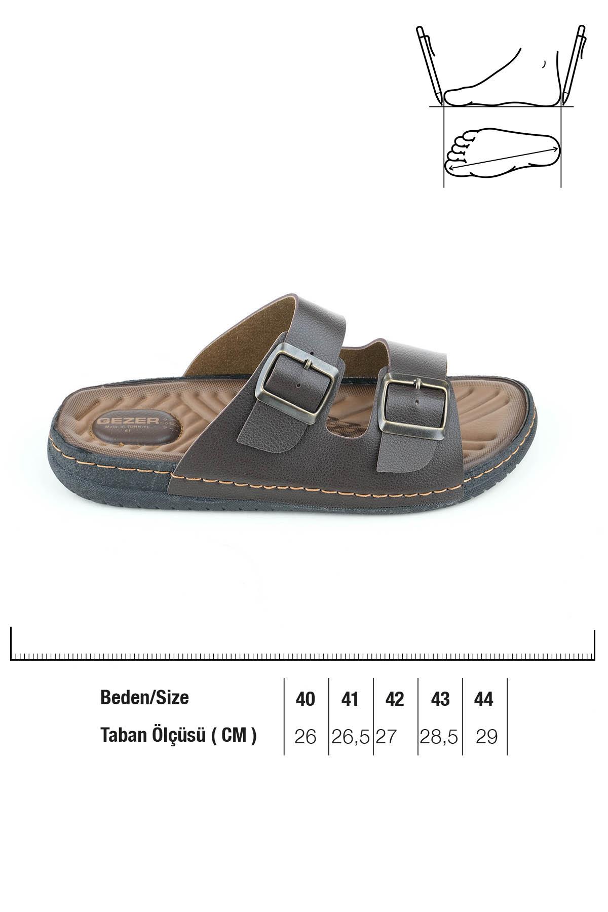 11652 Ortopedik Rahat Taban Ayarlanabilir Erkek Terliği - Görsel 3