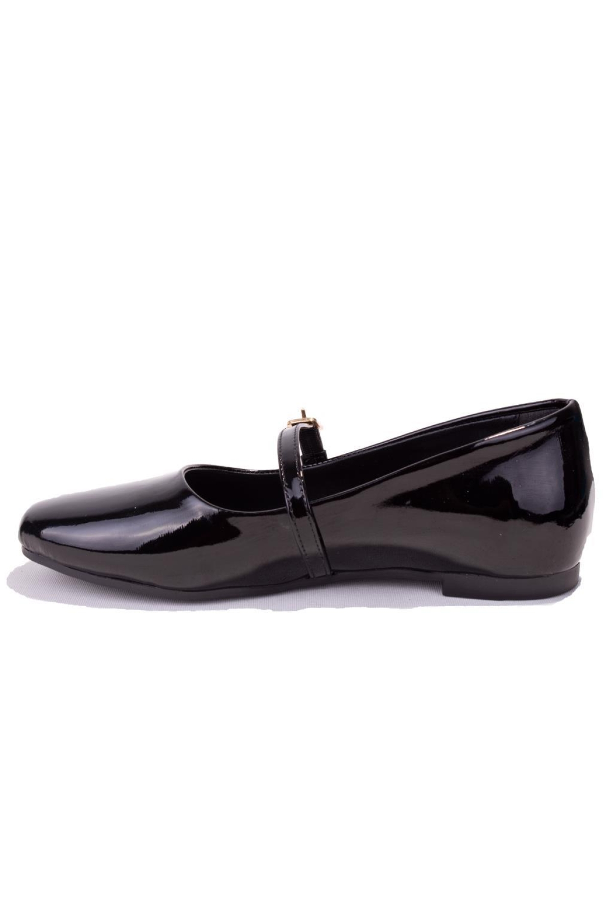DZA07-115052 Siyah Günlük Babet Kadın Ayakkabı - Görsel 4