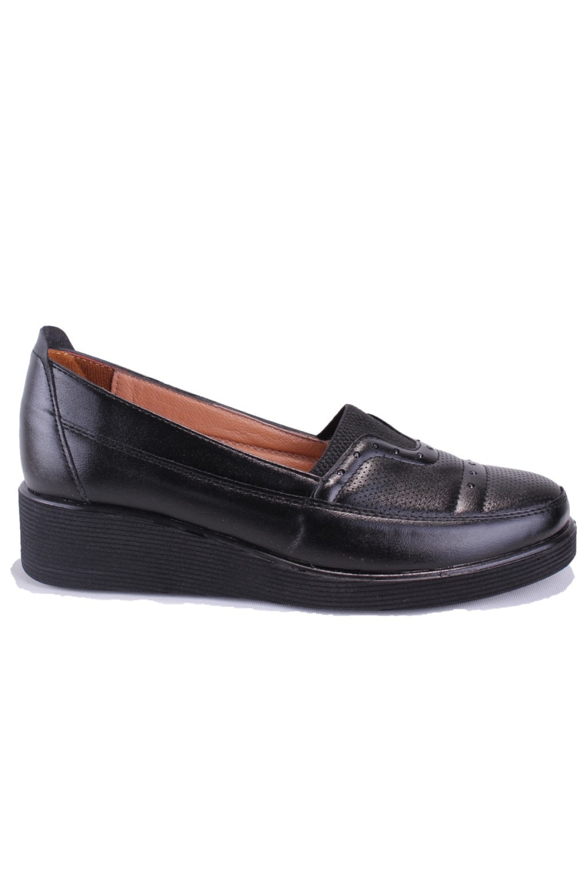 DZA07-1194430 Siyah Günlük Ortopedik Kadın Ayakkabı - Görsel 3