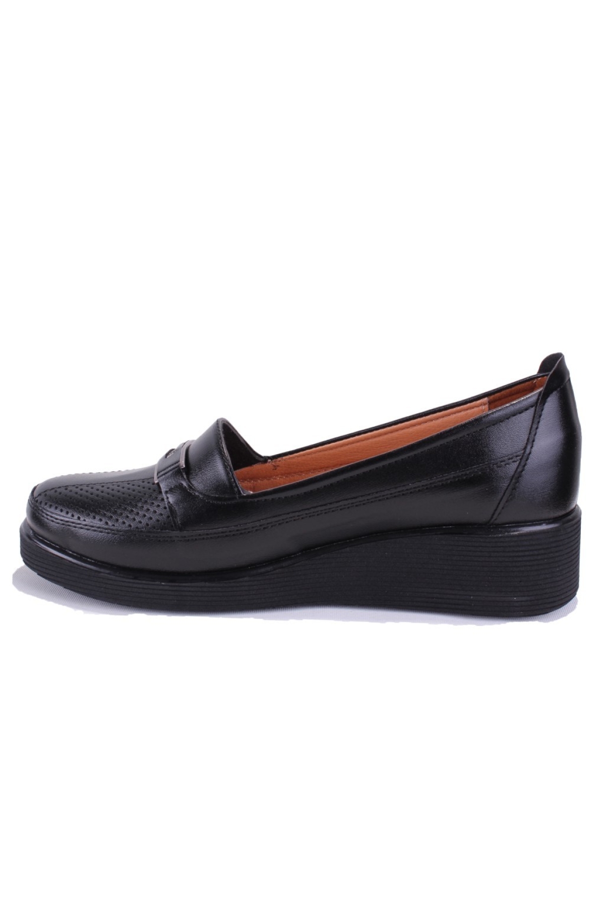 DZA07-1194430 Siyah Günlük Ortopedik Kadın Ayakkabı - Görsel 4