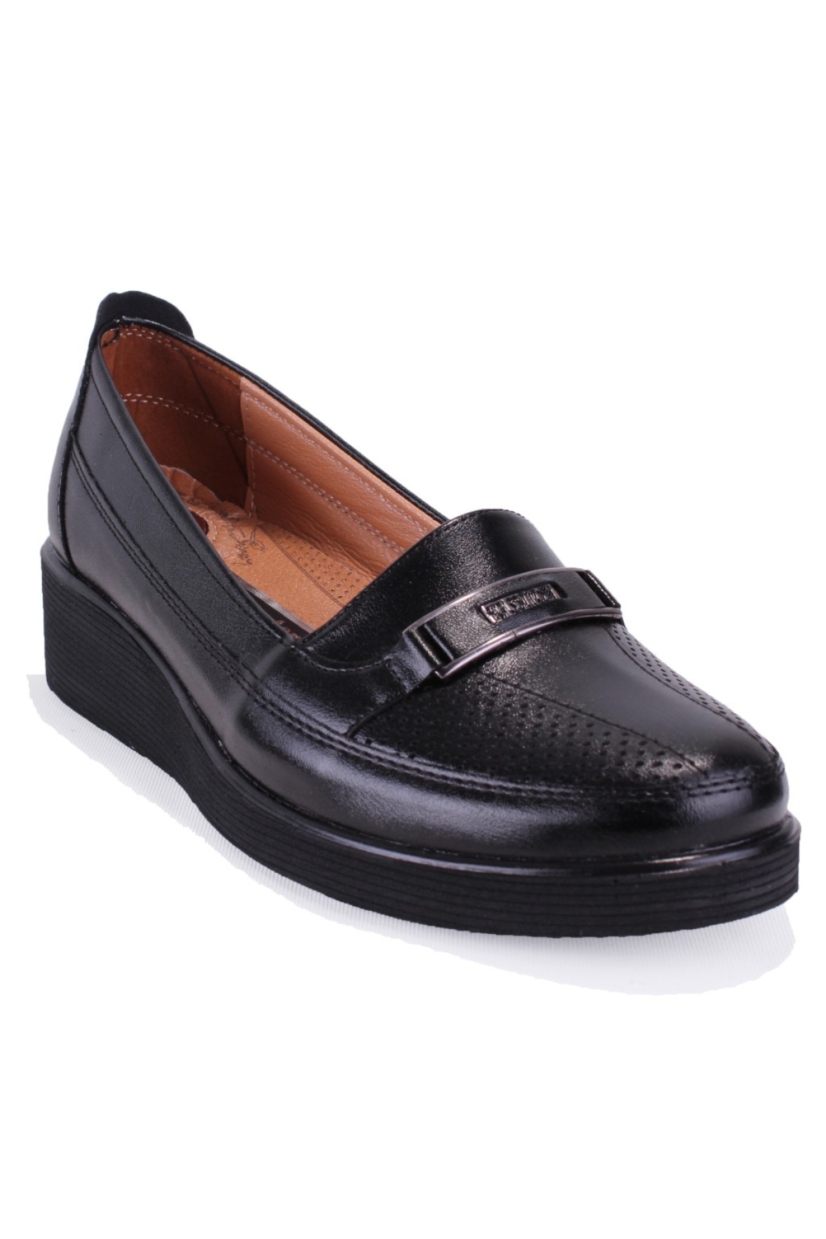 DZA07-1194577 Siyah Ortopedik Günlük Kadın Ayakkabı - Görsel 2