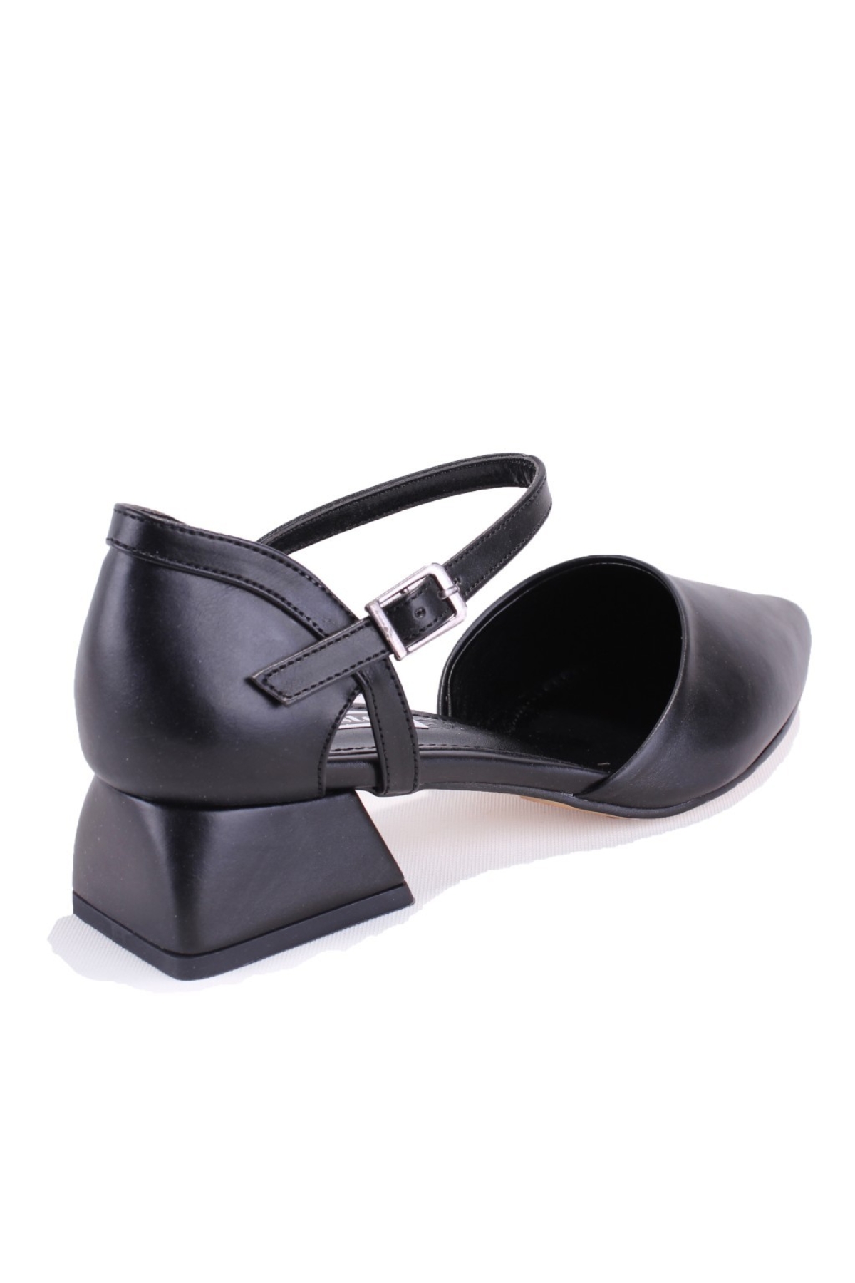 DZA07-92825105 Siyah Klasik Topuklu Kadın Ayakkabı - Görsel 5