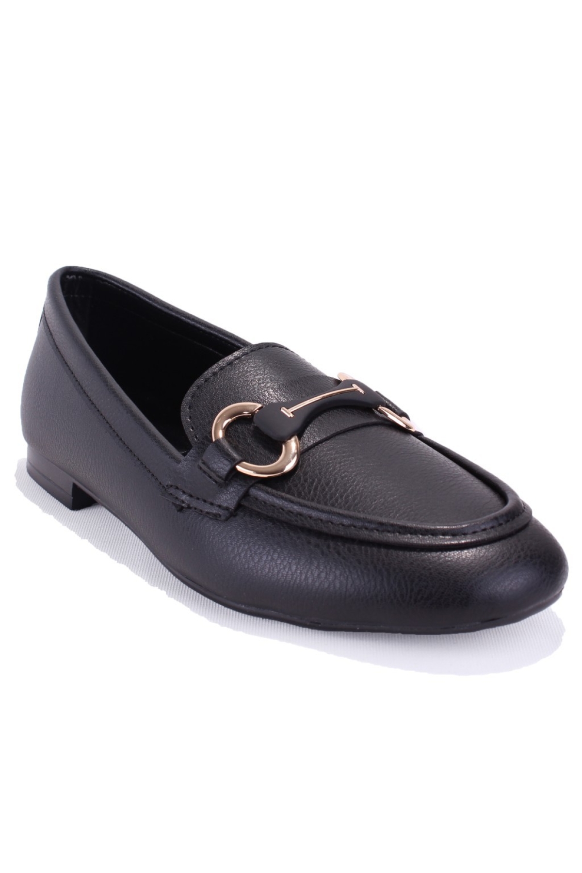 DZA07-1181129 Siyah Günlük Kadın Babet Ayakkabı - Görsel 2