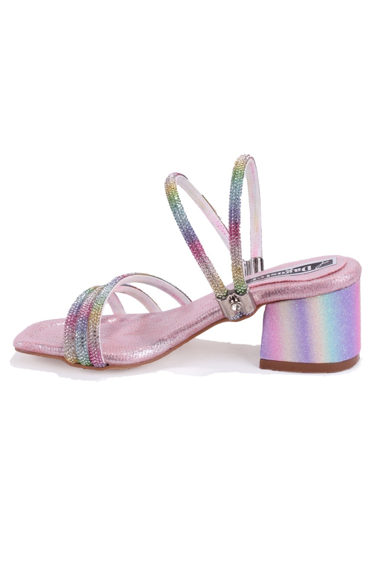 DJA76-ASK16 Gökkuşağı Ortopedik Kız Çocuk Abiye Ayakkabı - Görsel 4