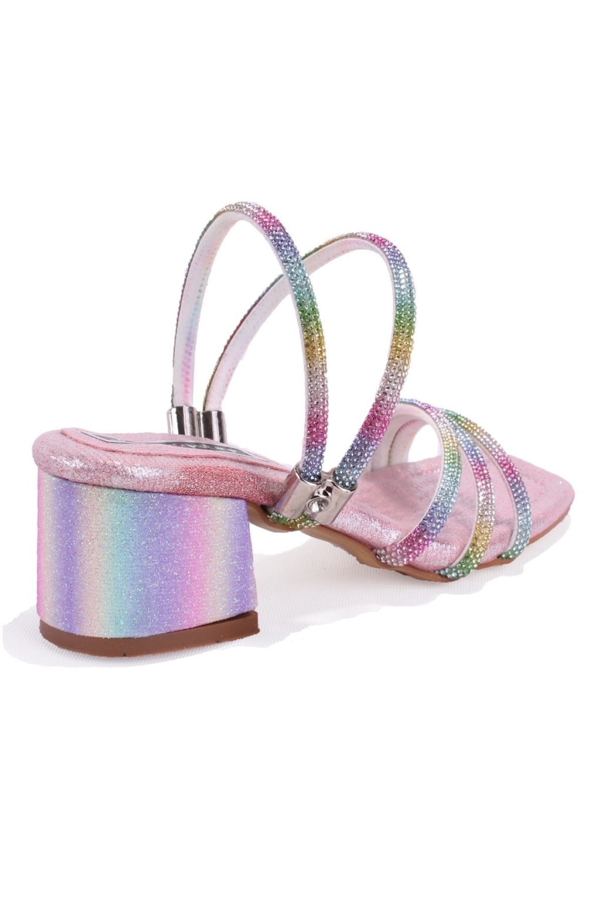 DJA76-ASK16 Gökkuşağı Ortopedik Kız Çocuk Abiye Ayakkabı - Görsel 5