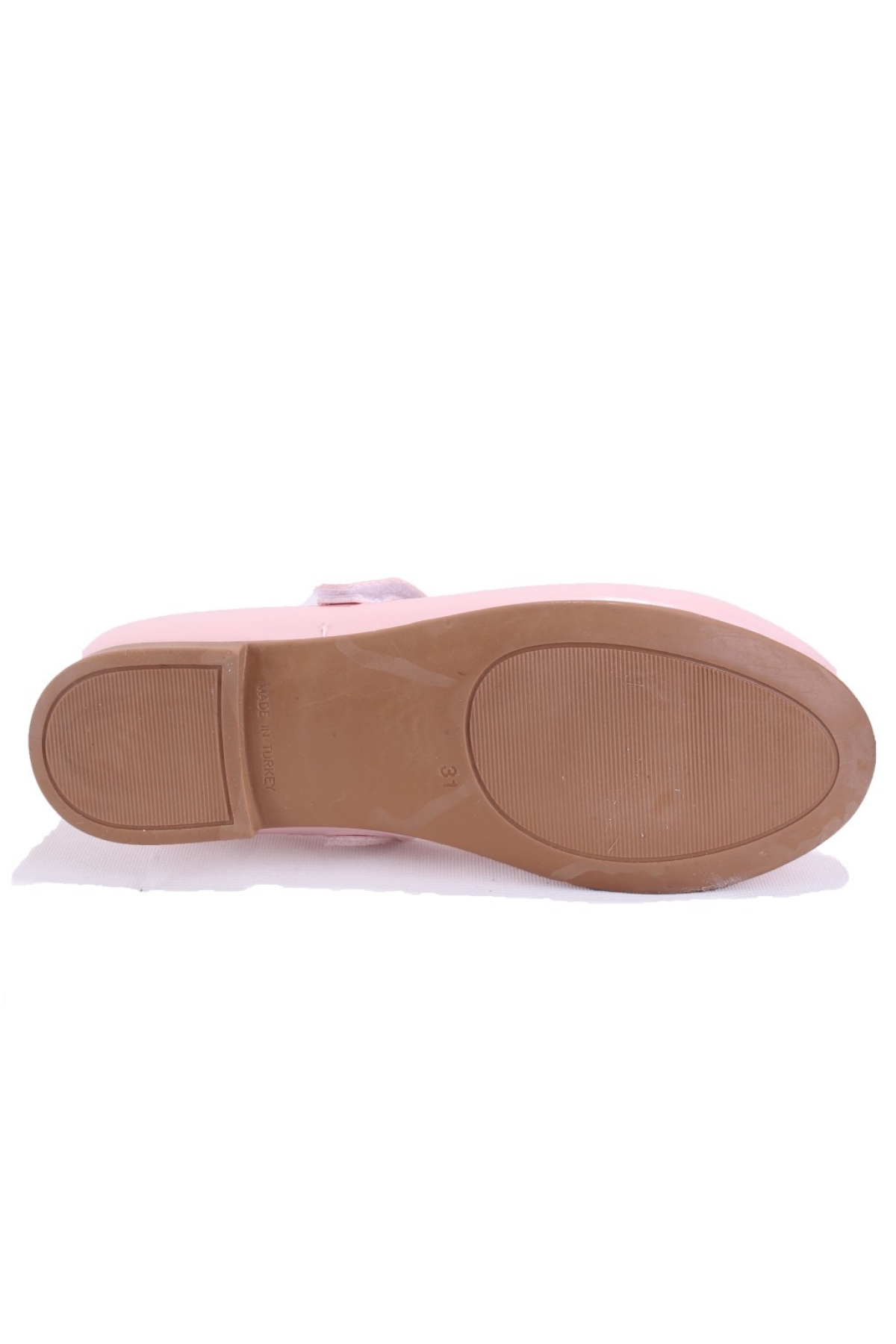 DJA76-HY10002 Pudra Rugan Ortopedik Kız Çocuk Babet Ayakkabı - Görsel 5