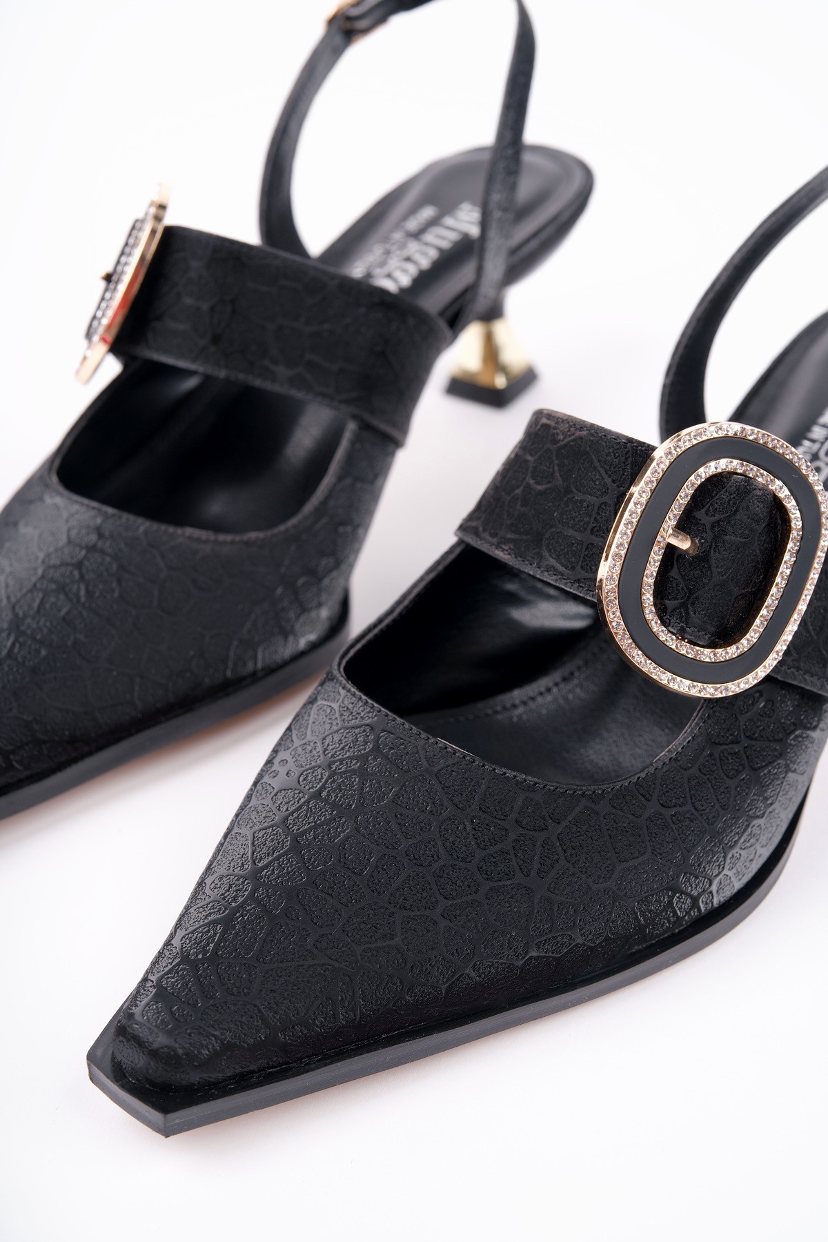 MARİANA Toka Detaylı Kadın Günlük Klasik Topuklu Ayakkabı - Görsel 9