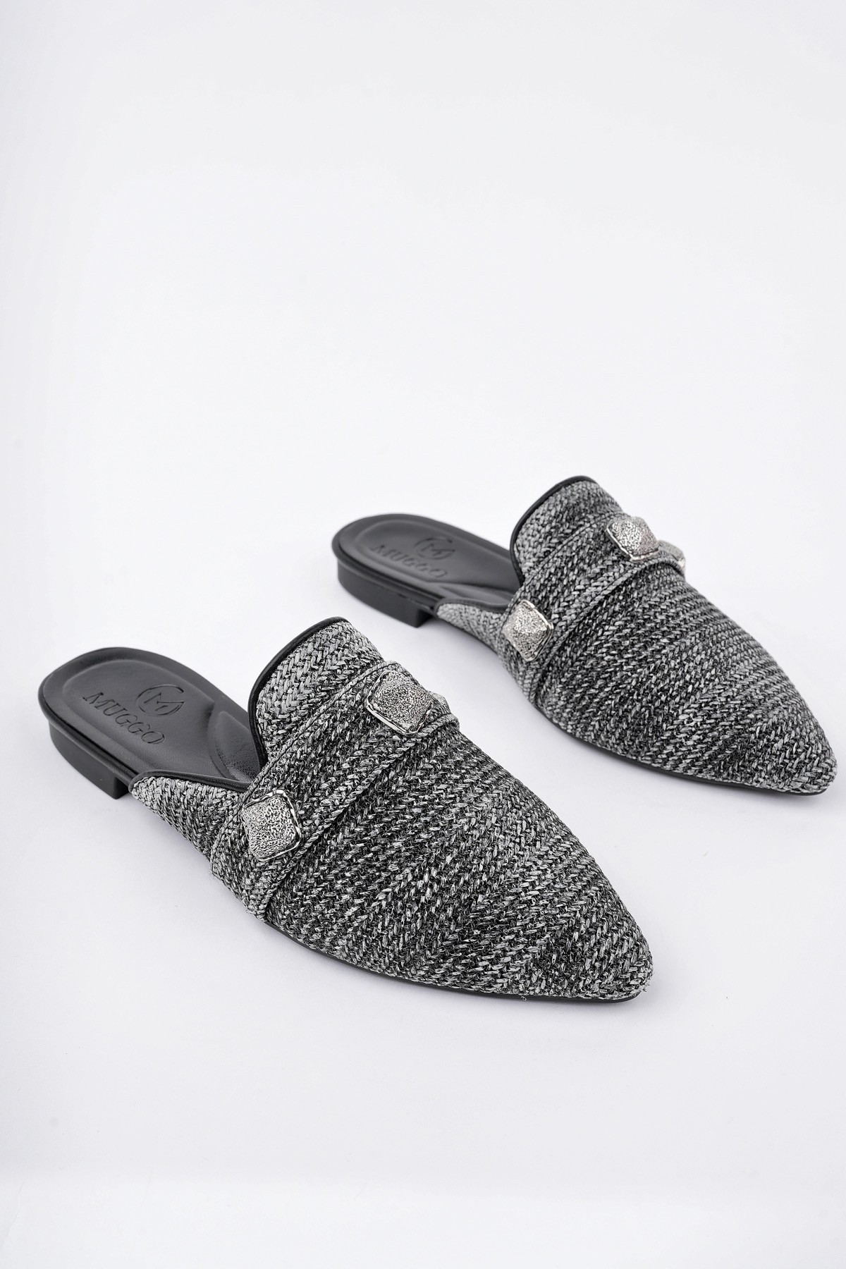 KENDAL Önü Kapalı Kadın Günlük Hasır Terlik - Görsel 2