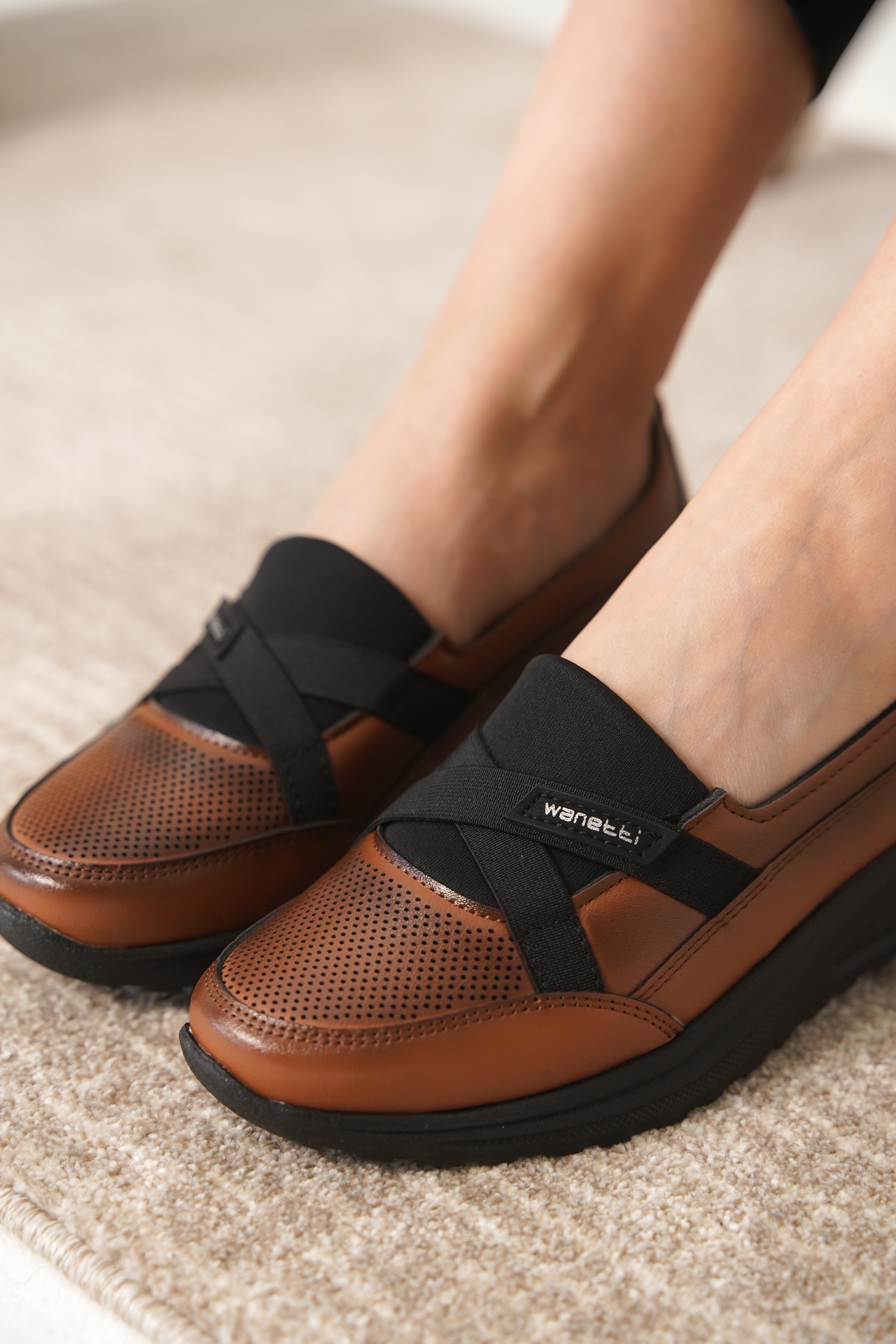 Garantili D0312 Günlük Ortopedik Kadın Babet Ayakkabı - Görsel 6