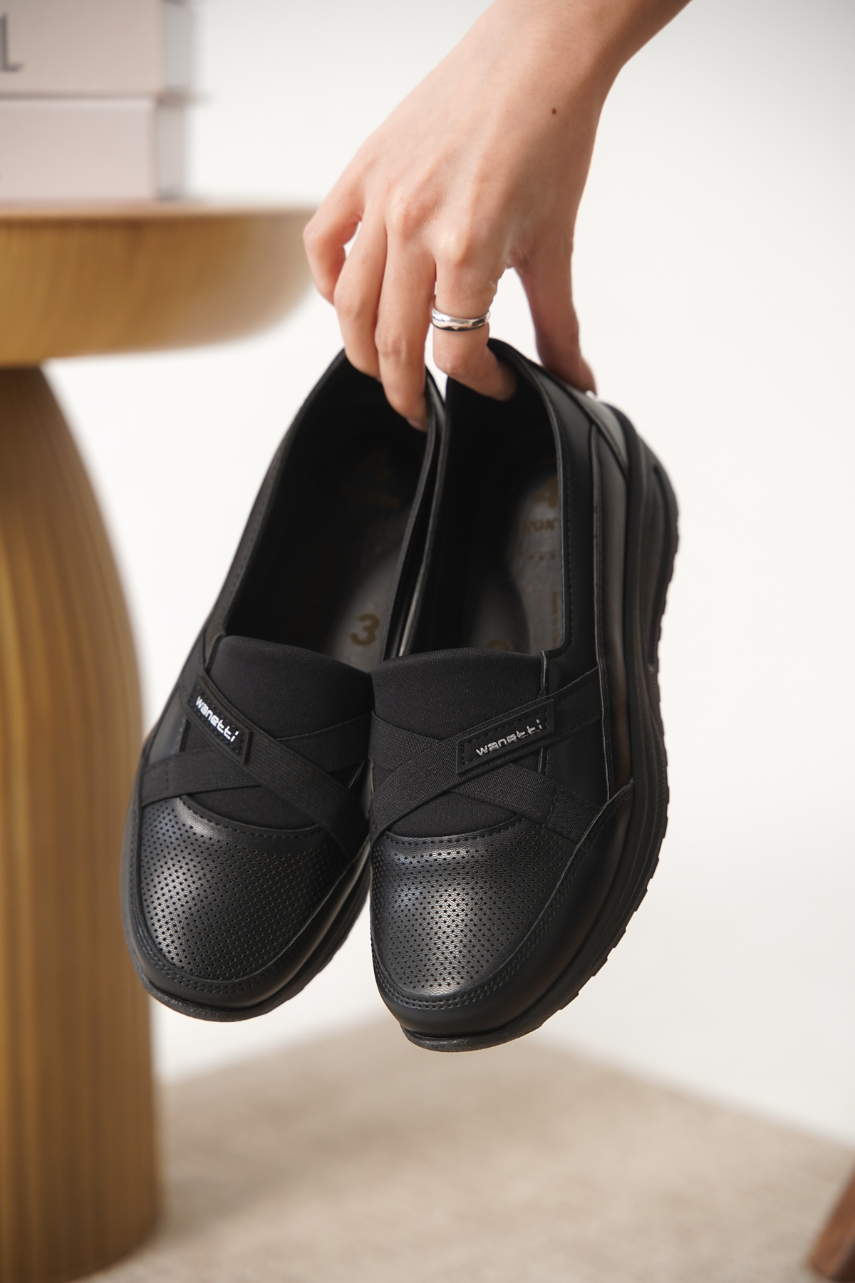 Garantili D0312 Günlük Ortopedik Kadın Babet Ayakkabı - Görsel 6