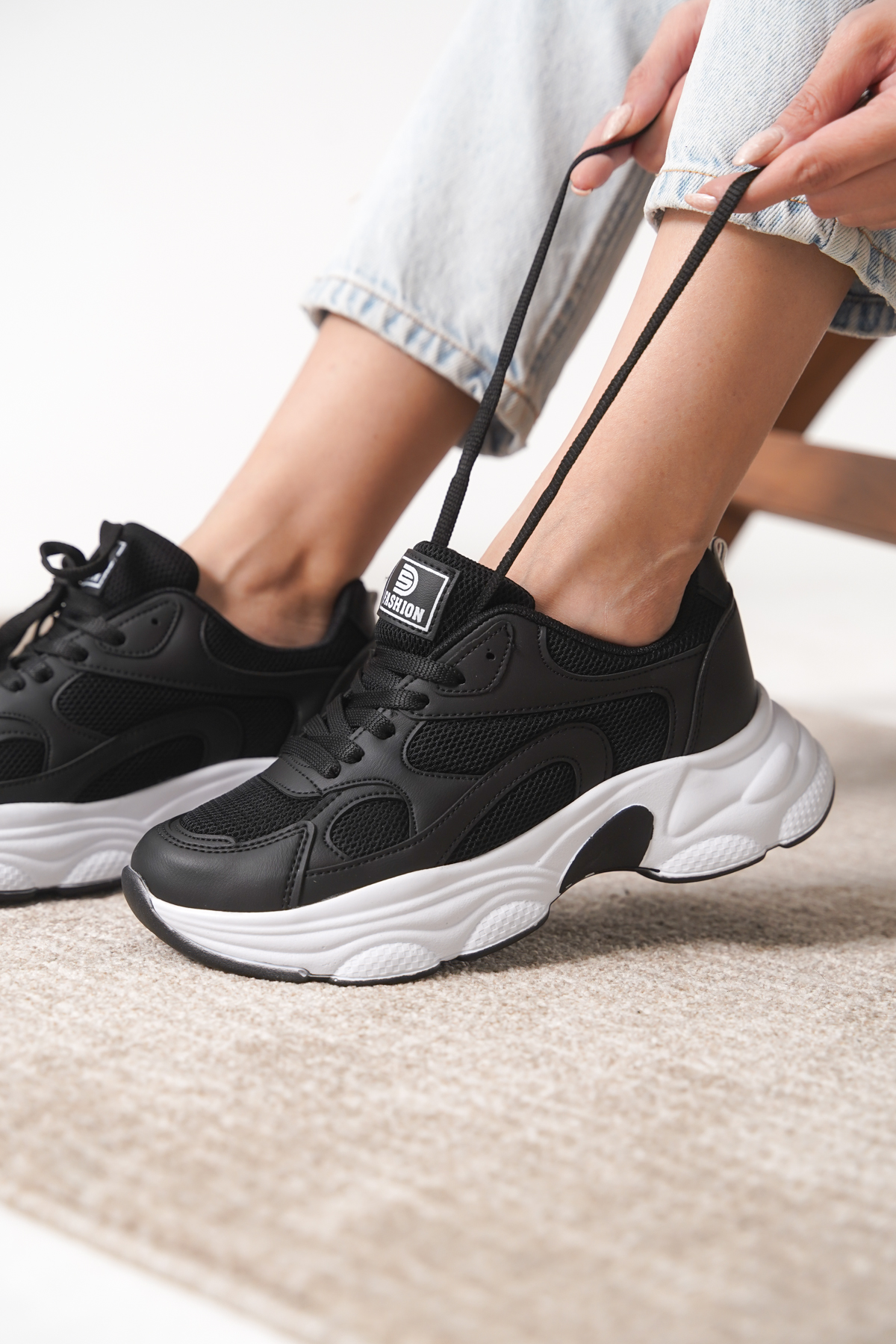 Garantili D0164 Günlük Ortopedik Kadın Sneaker Spor Ayakkabı - Görsel 2