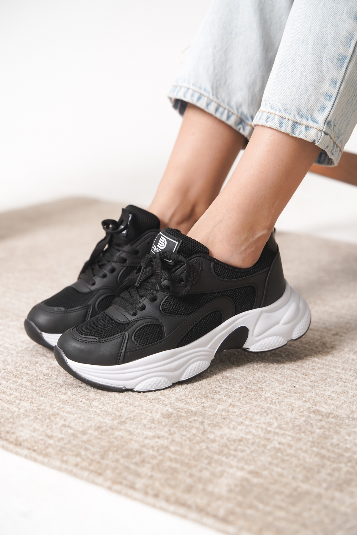 Garantili D0164 Günlük Ortopedik Kadın Sneaker Spor Ayakkabı - Görsel 4