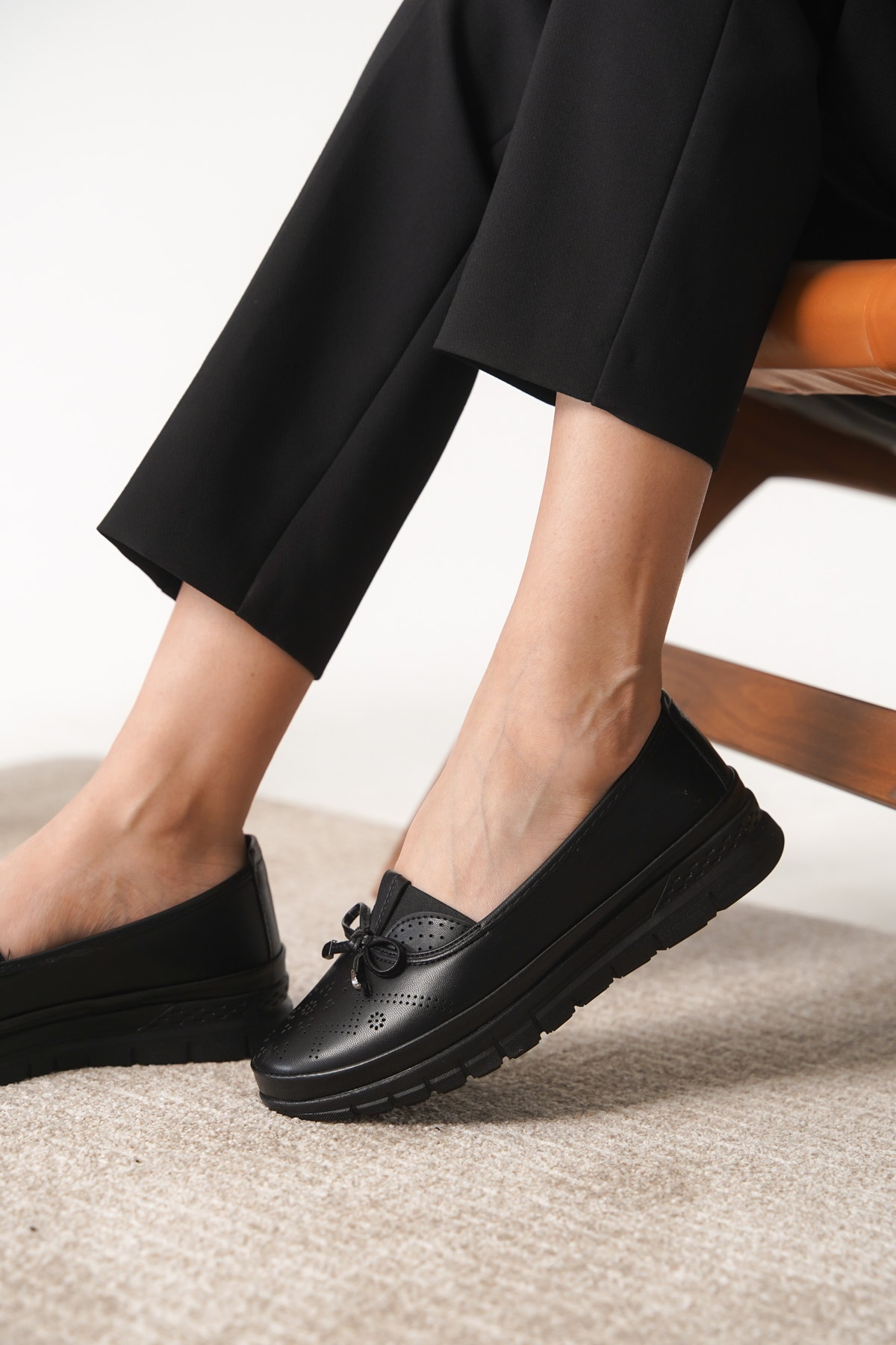 Garantili D0109 Günlük Ortopedik Kadın Babet Ayakkabı - Görsel 3