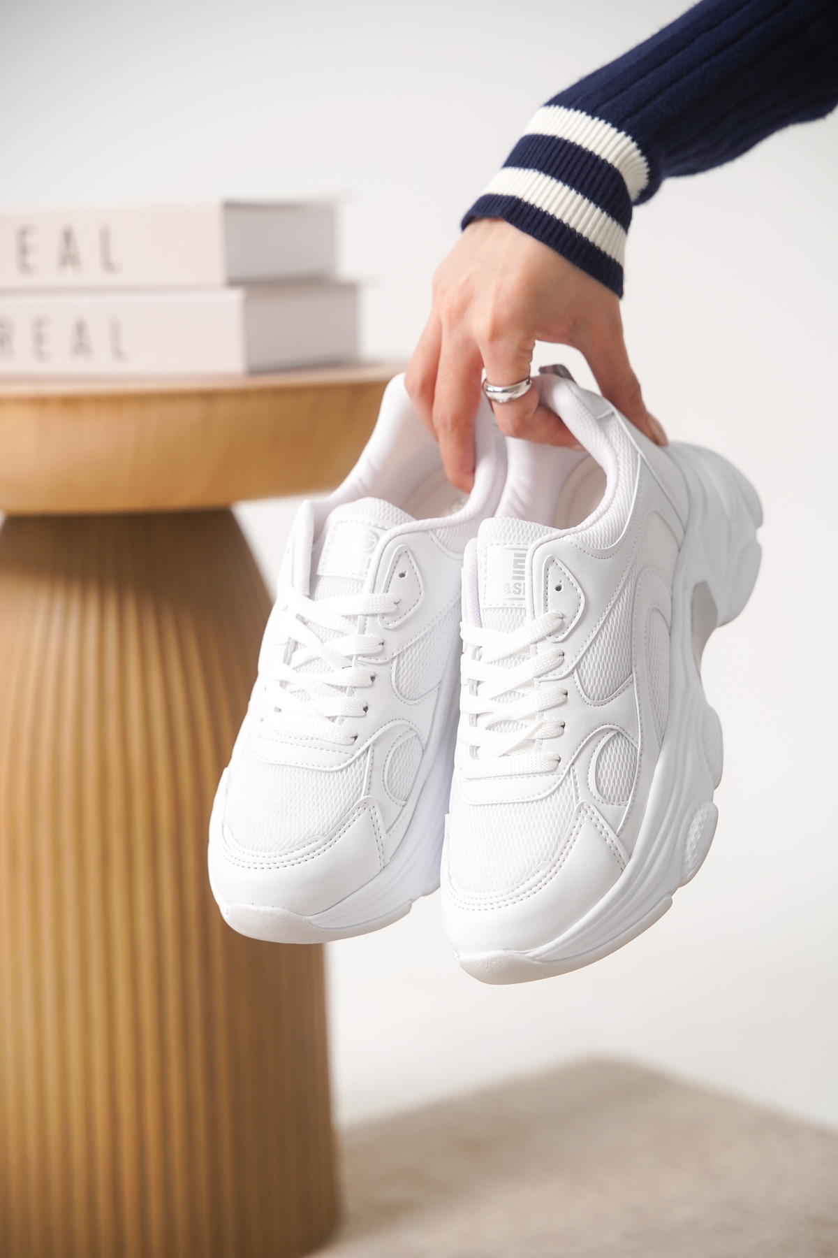 Garantili D0164 Günlük Ortopedik Kadın Sneaker Spor Ayakkabı - Görsel 6