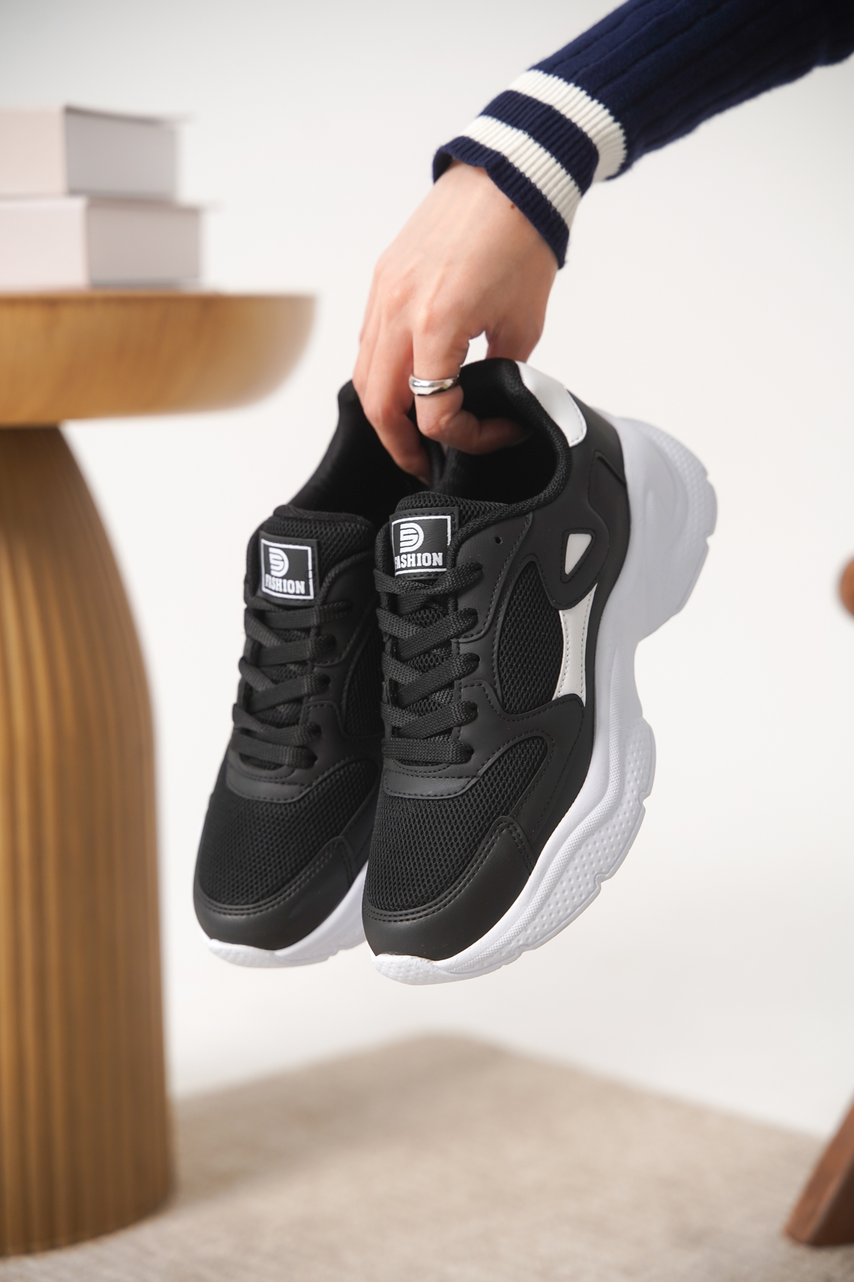 Garantili D1152 Günlük Ortopedik Kadın Sneaker Spor Ayakkabı - Görsel 6