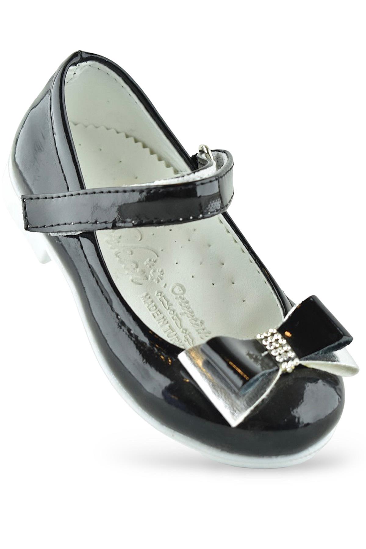 2016 Rahat Taban Tokalı Kız Çocuk Bebek Babet Ayakkabı Düğün Abiye Nişan Ev Babeti - Görsel 3