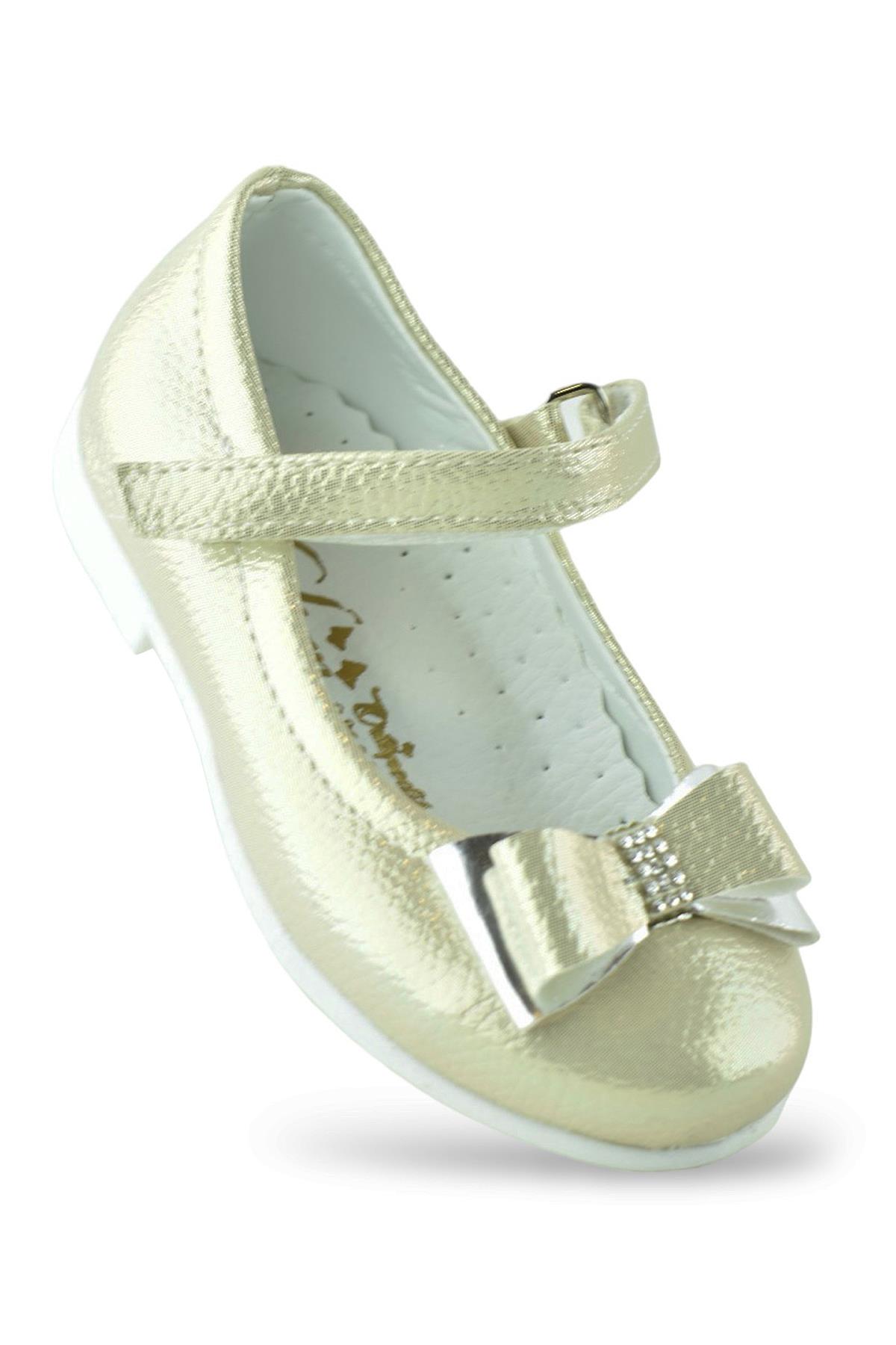 2016 Rahat Taban Tokalı Kız Çocuk Bebek Babet Ayakkabı Düğün Abiye Nişan Ev Babeti - Görsel 3