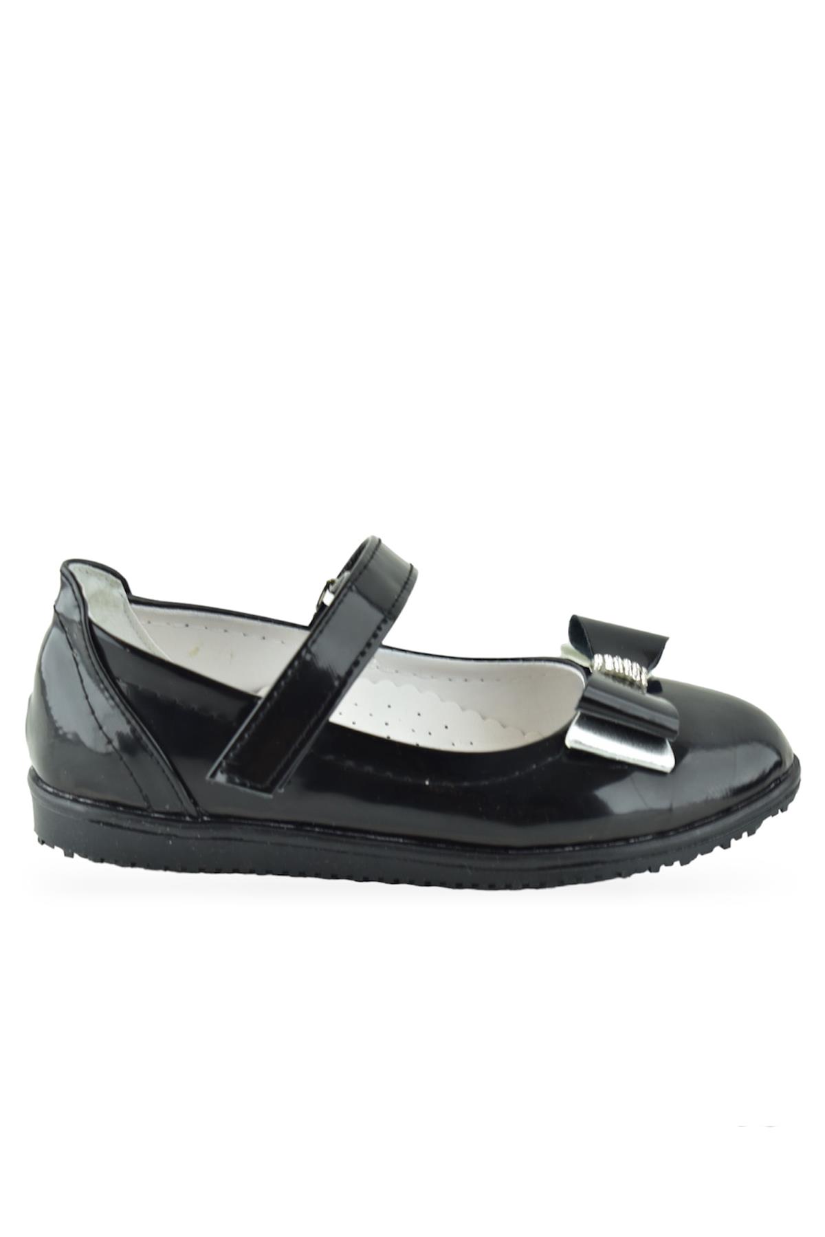 2015 Rahat Taban Tokalı Kız Çocuk Babet Ayakkabı Düğün Abiye Nişan Ev Babeti - Görsel 2