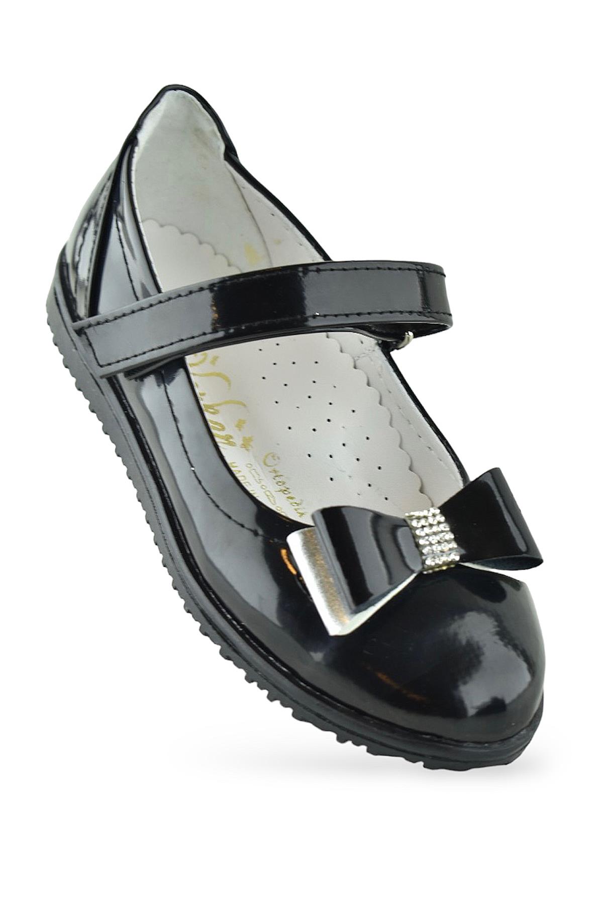 2015 Rahat Taban Tokalı Kız Çocuk Babet Ayakkabı Düğün Abiye Nişan Ev Babeti - Görsel 3