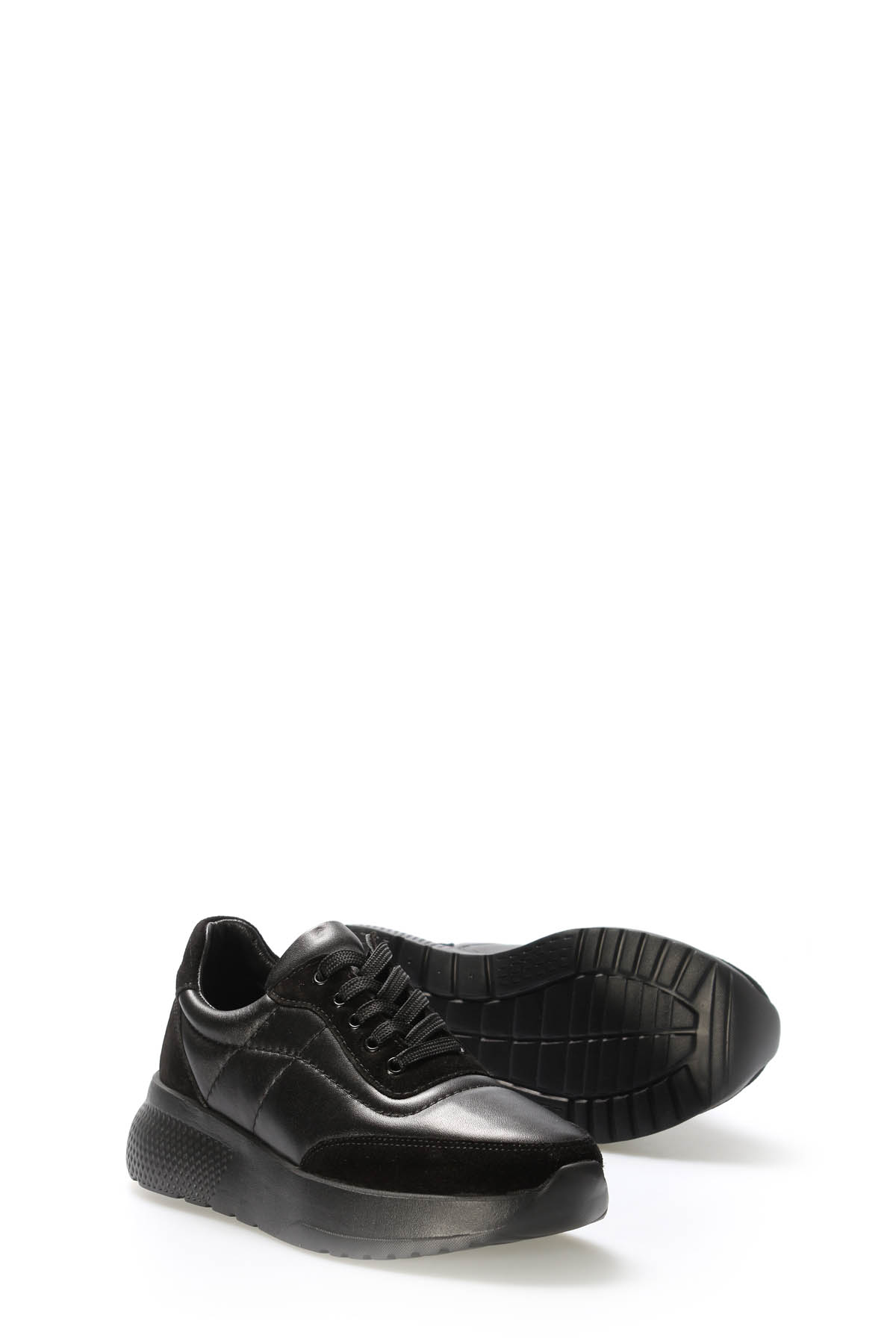 Hakiki Deri Kadın Casual Ayakkabı 982ZA1001 - Görsel 4