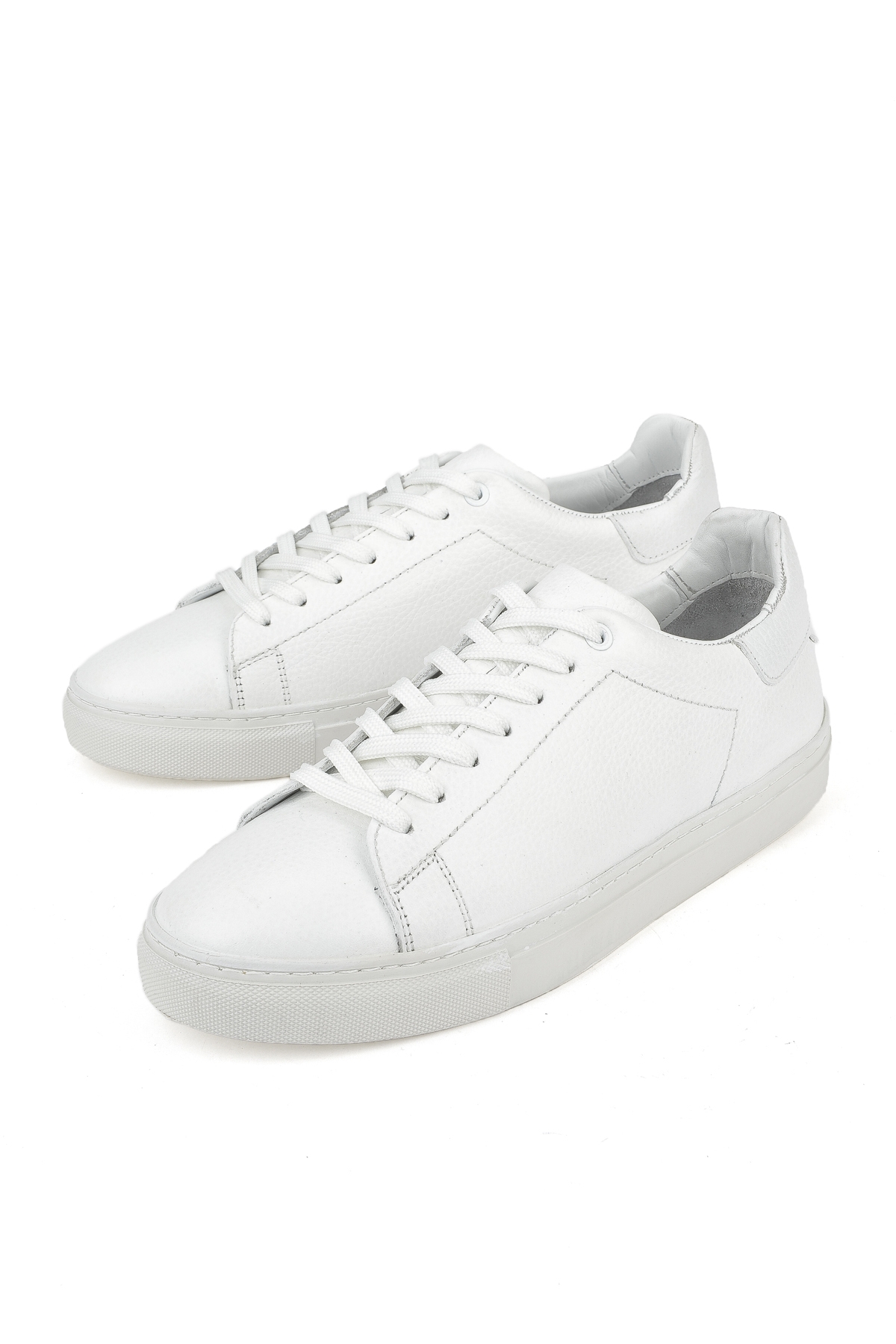 Erkek Hakiki Deri Sneaker 1511026ZF7 Beyaz - Görsel 6