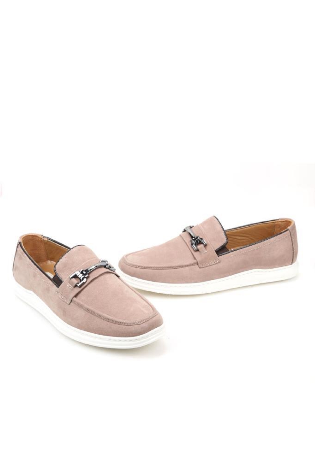 191074 Hafif Ortopedik Erkek Günlük Loafer Deri Ayakkabı - Görsel 5
