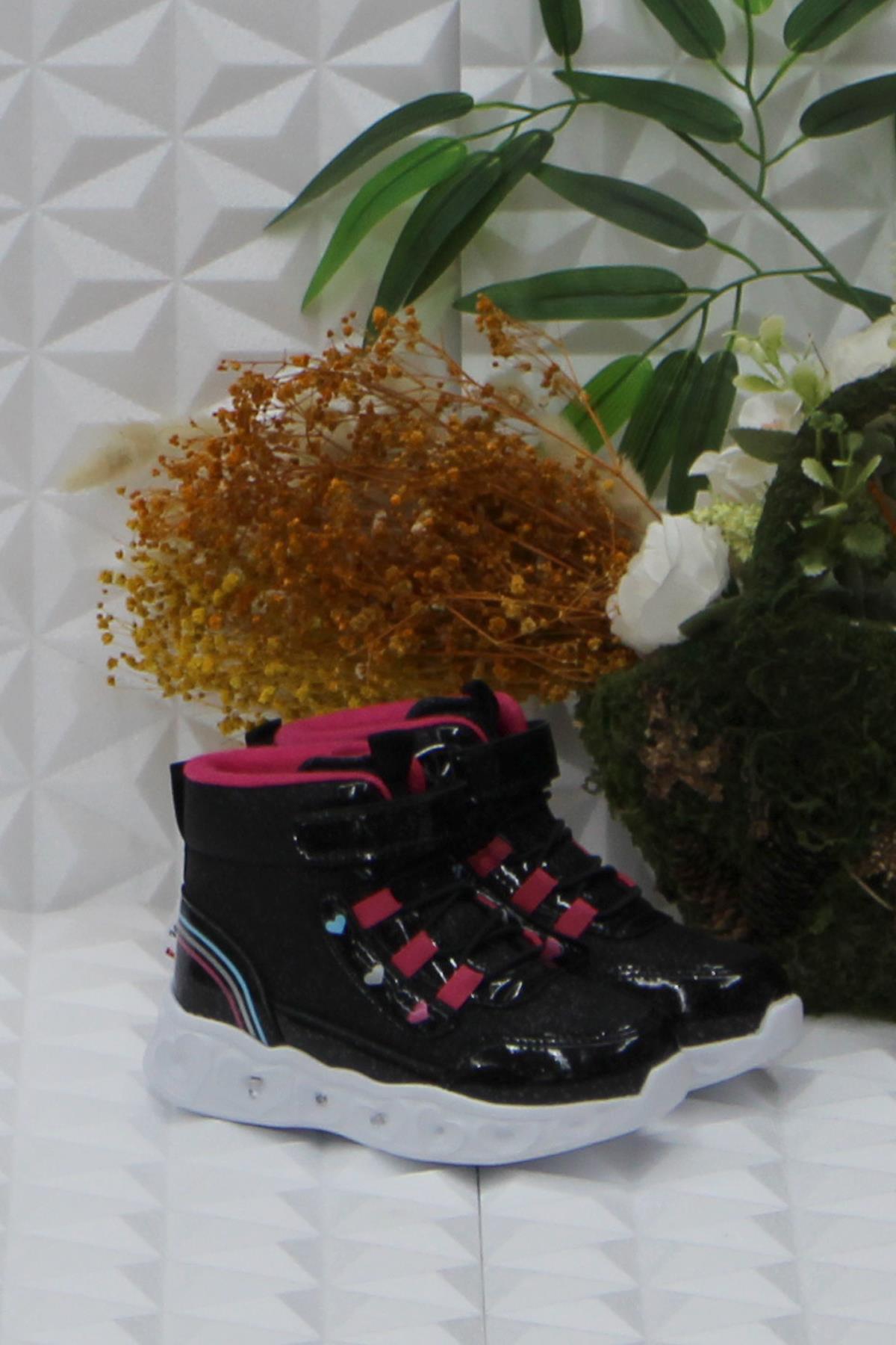 Cool Kids Siyah Rahat Hafif Işıklı Kız Çocuk Bot - Görsel 2