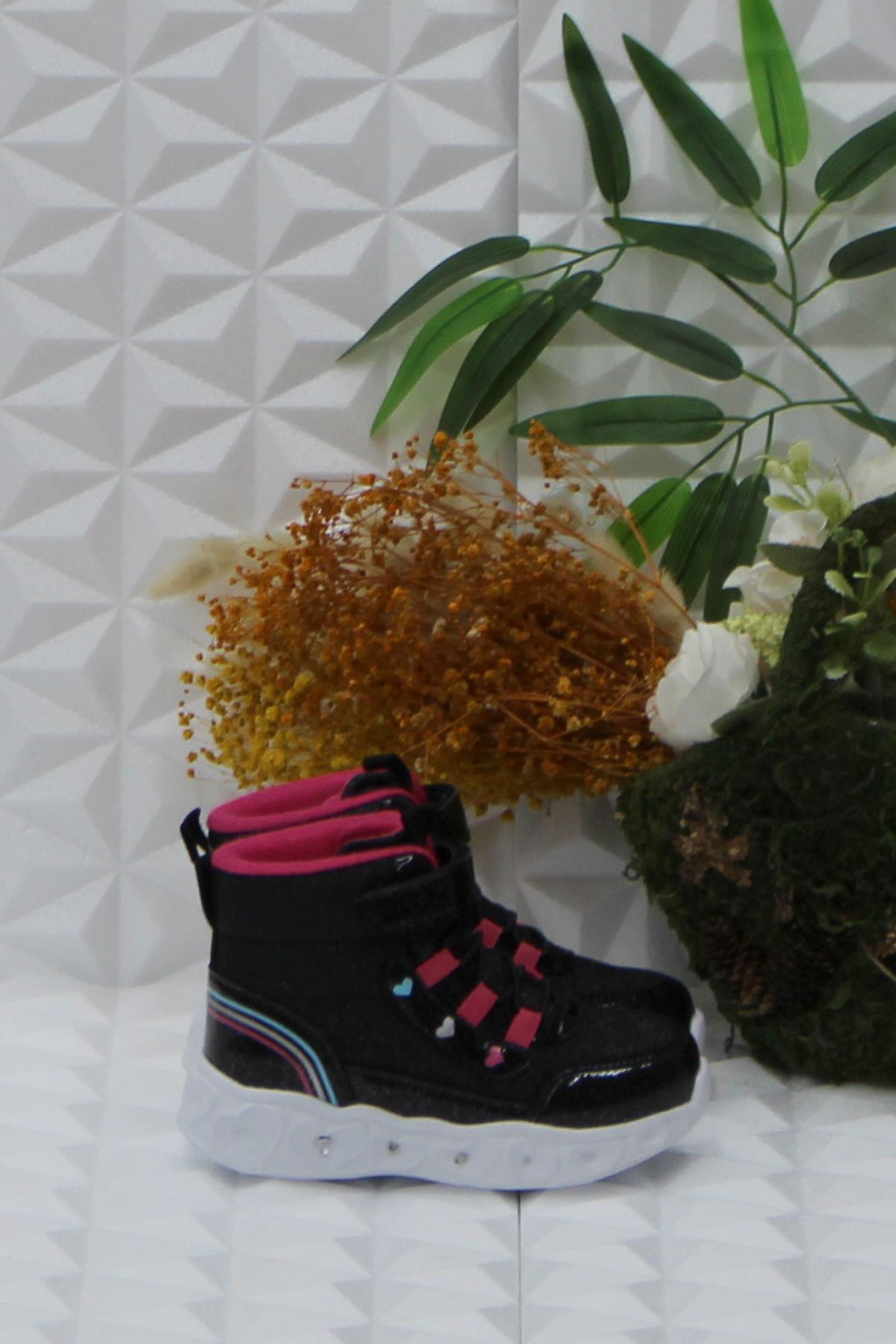 Cool Kids Siyah Rahat Hafif Işıklı Kız Çocuk Bot - Görsel 3