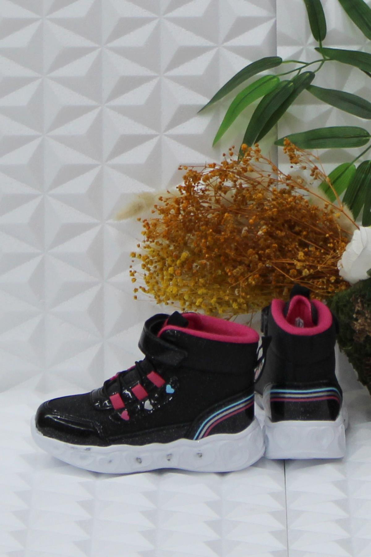 Cool Kids Siyah Rahat Hafif Işıklı Kız Çocuk Bot - Görsel 5