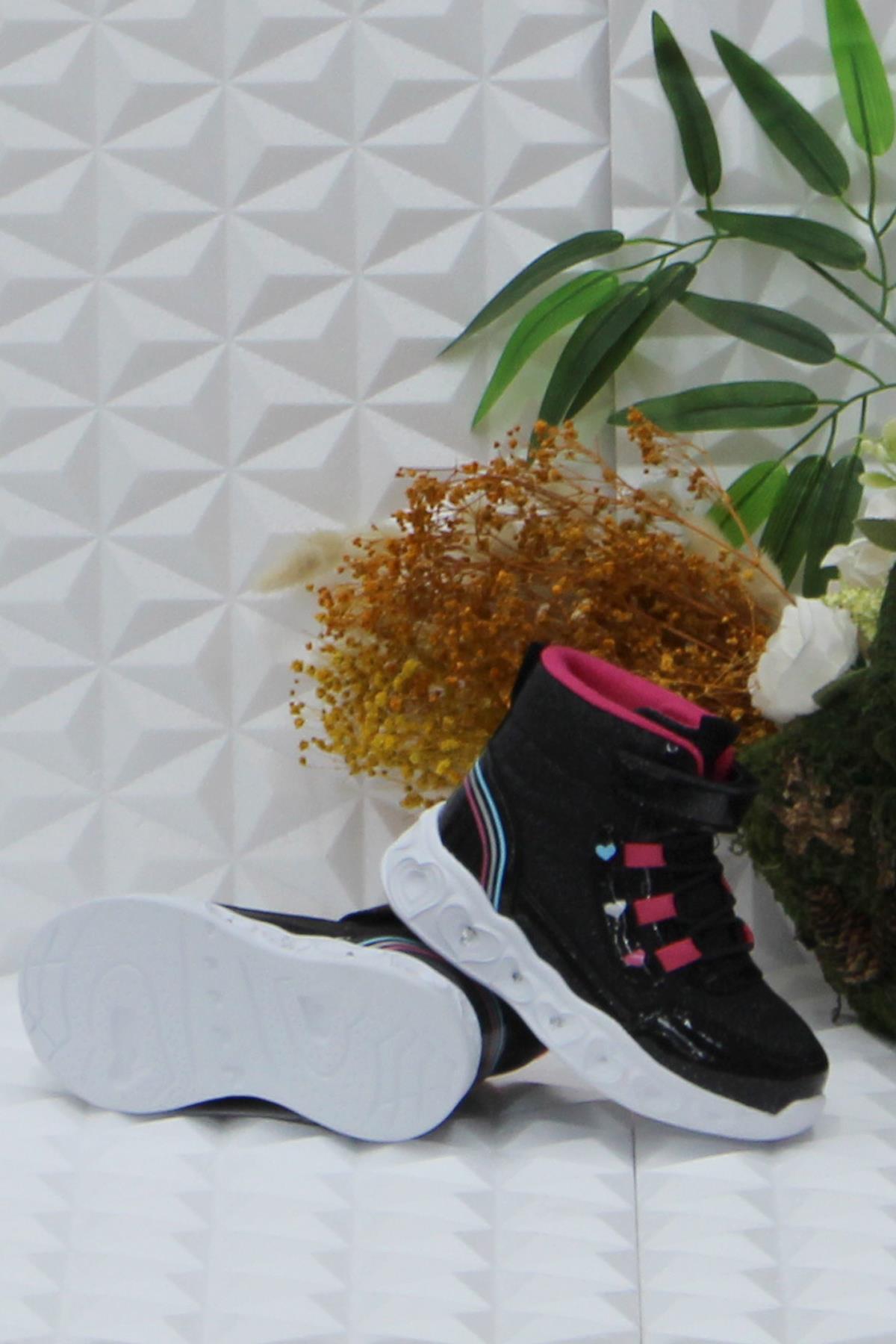 Cool Kids Siyah Rahat Hafif Işıklı Kız Çocuk Bot - Görsel 6