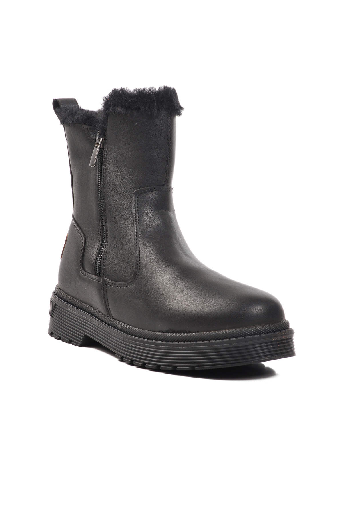 Siyah İçi Polarlı Kadın Bot 23003 Z - Görsel 4