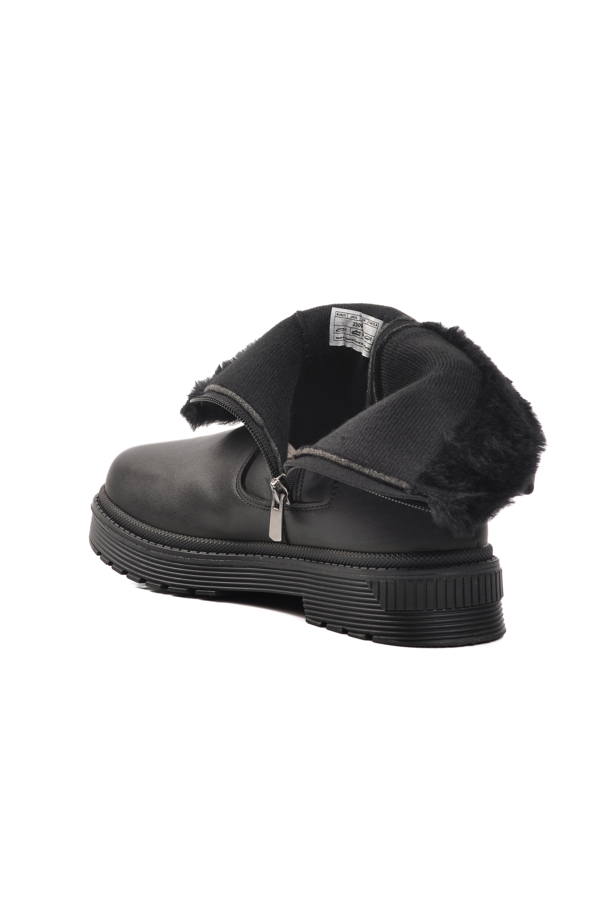 Siyah İçi Polarlı Kadın Bot 23003 Z - Görsel 5