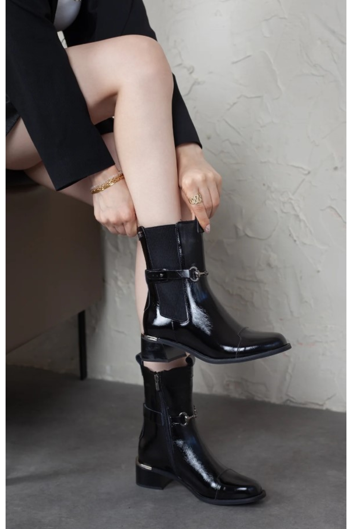 Tugi Hakiki Deri Ortopedik Kadın Chelsea Bot - Görsel 6