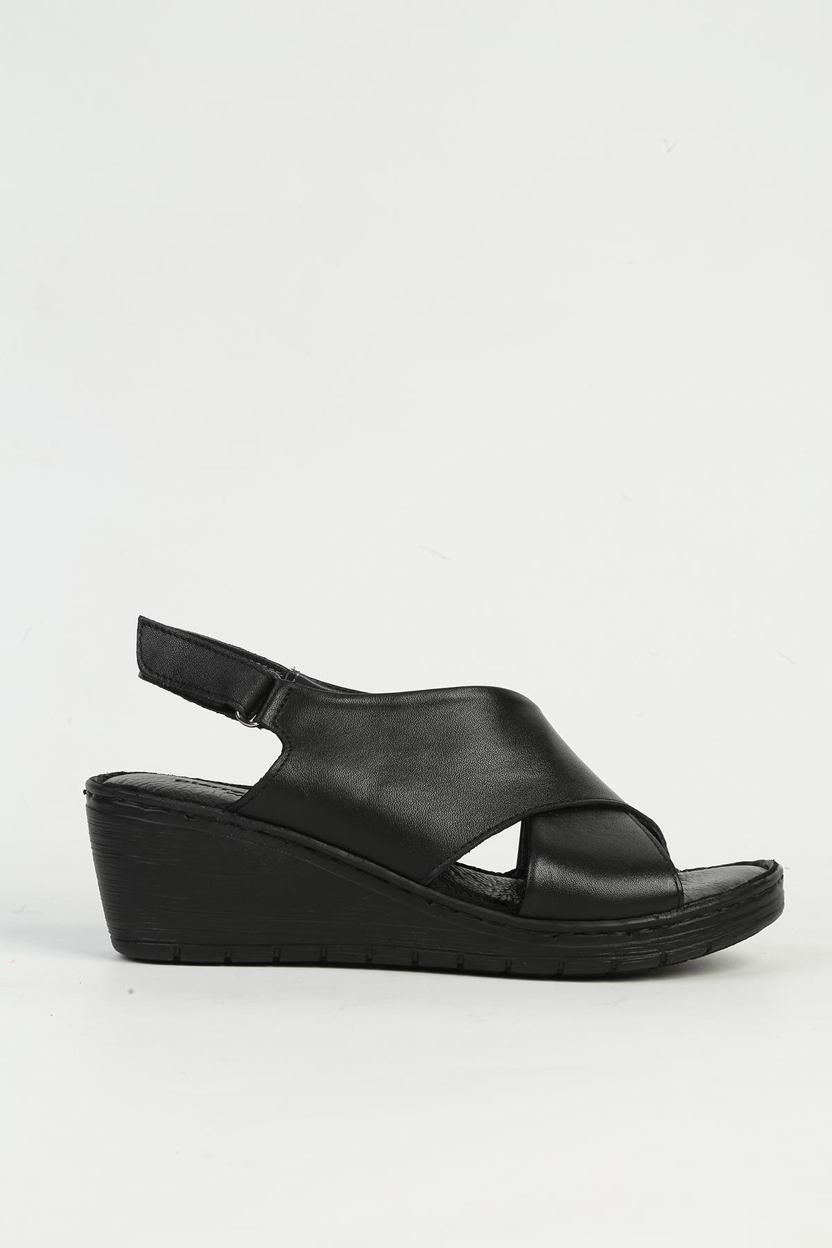 Siyah Kadın Topuklu Ayakkabı PC-54679 - Görsel 2