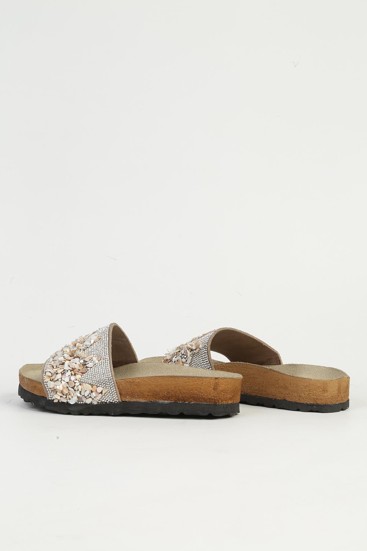 Bej Kadın Terlik PC-7301 - Görsel 4