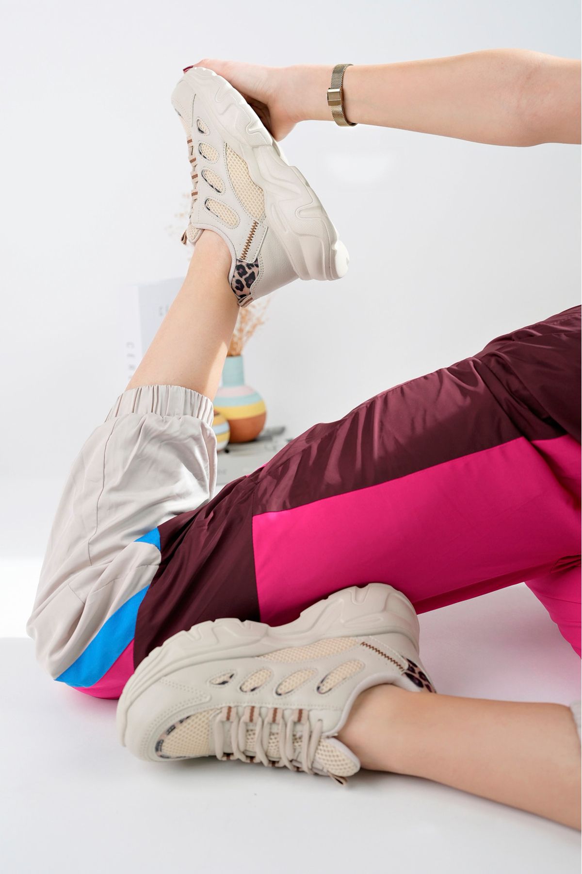 Kadın Sneaker Sararmaz Taban Ultra Hafif -3 - Görsel 3