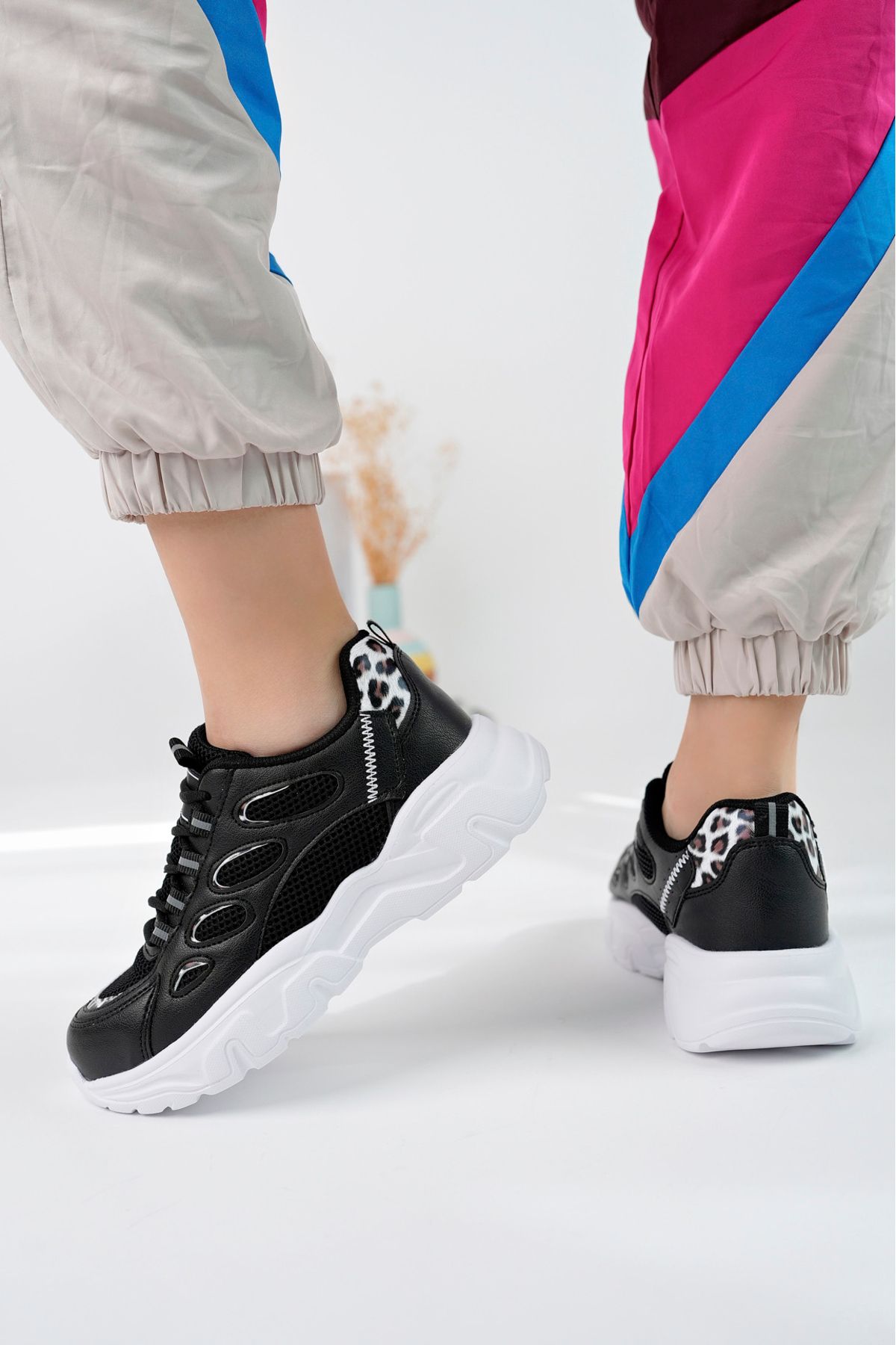 Kadın Sneaker Sararmaz Taban Ultra Hafif -3 - Görsel 2