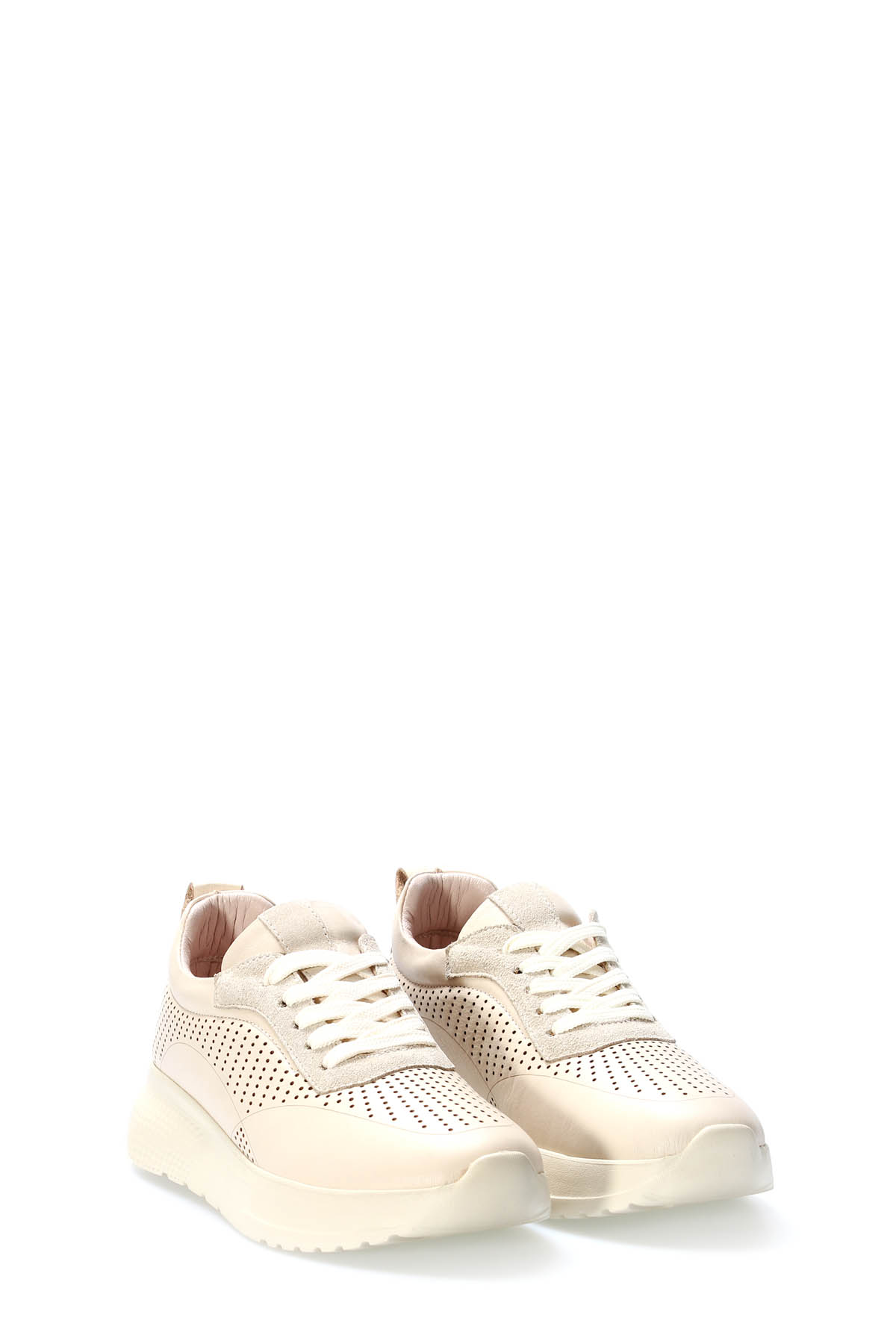 Hakiki Deri Kadın Casual Ayakkabı 982ZA1010 - Görsel 5