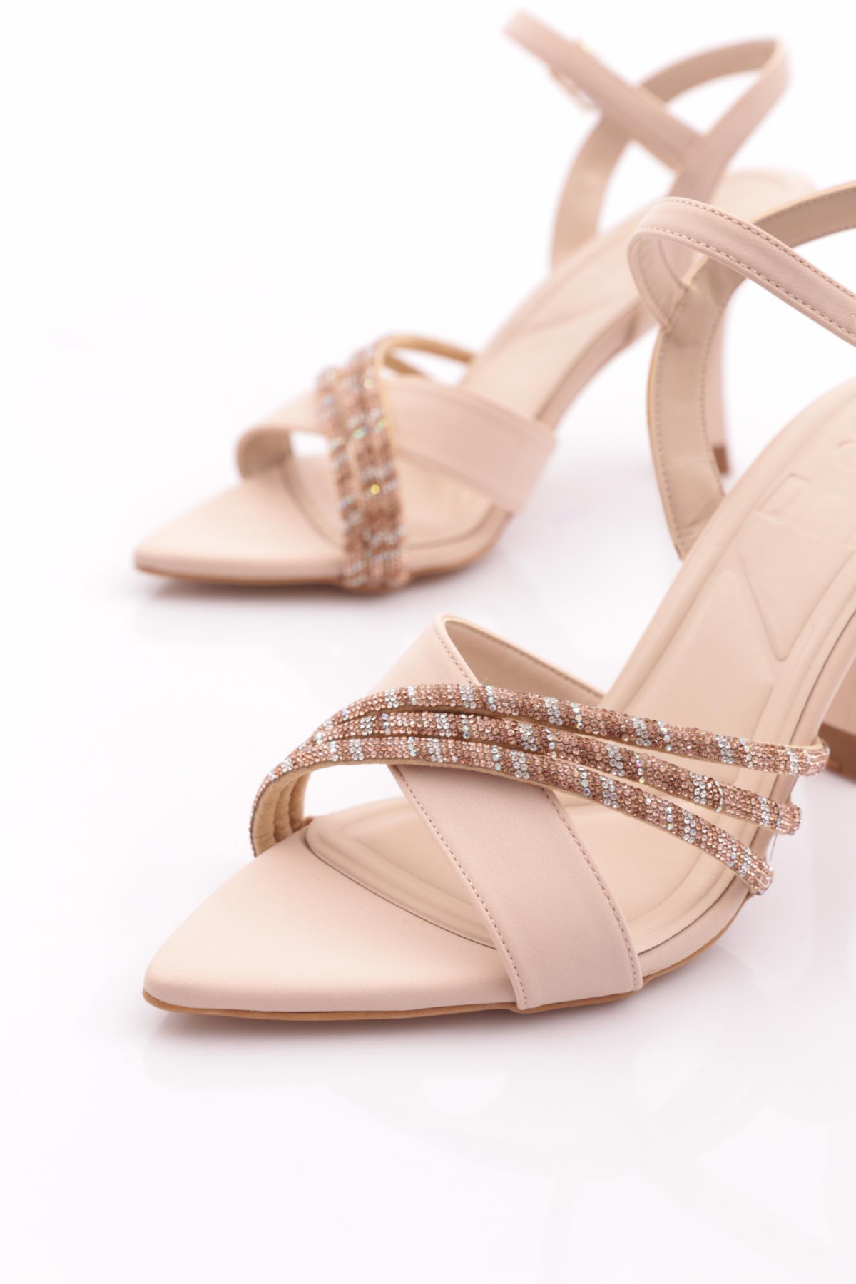 Pm161-K110 Kadin Bilekten Bağlamali Topuklu Ayakkabi - Görsel 5