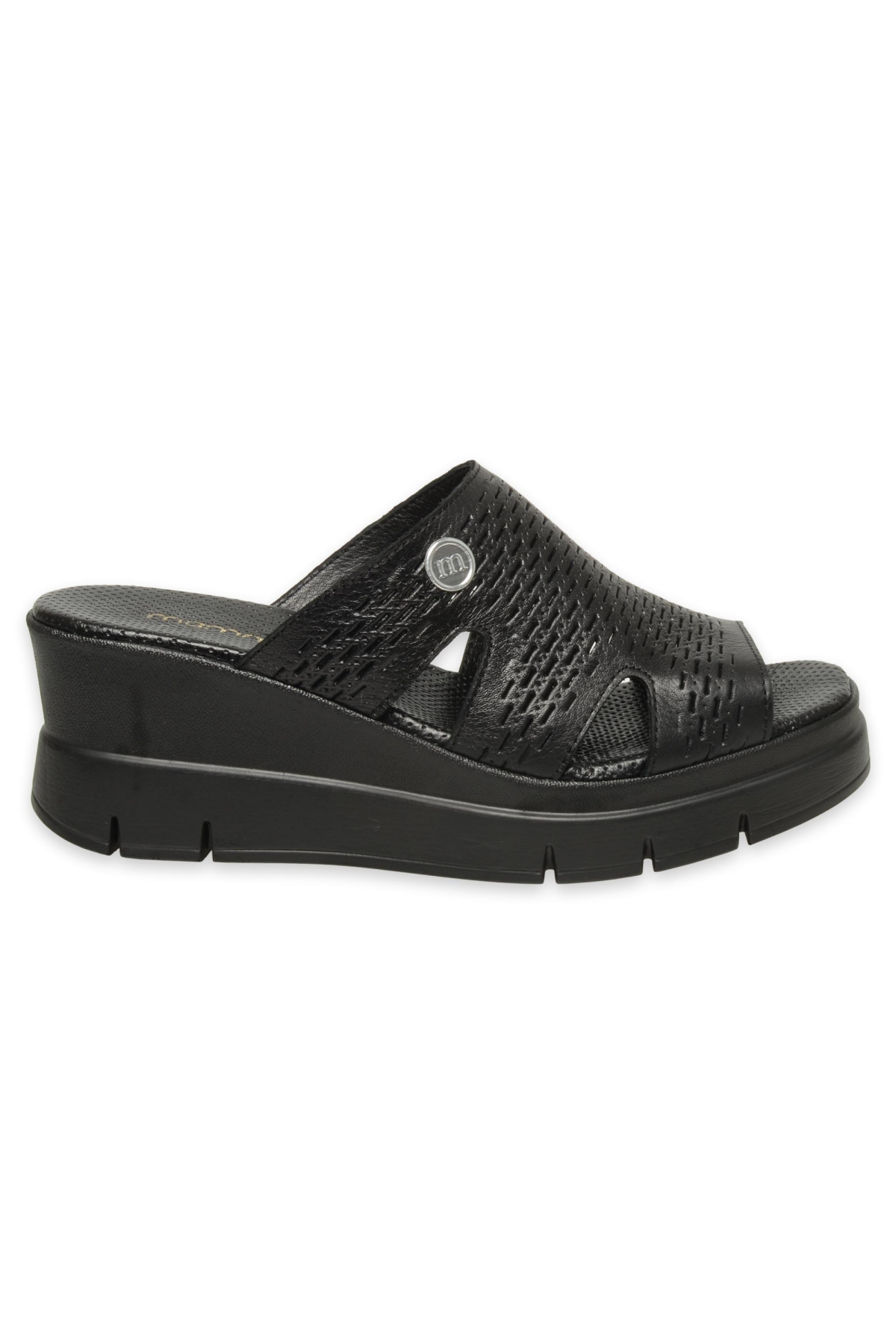 D25Yt-1415 Günlük Siyah Kadın Terlik - Görsel 2