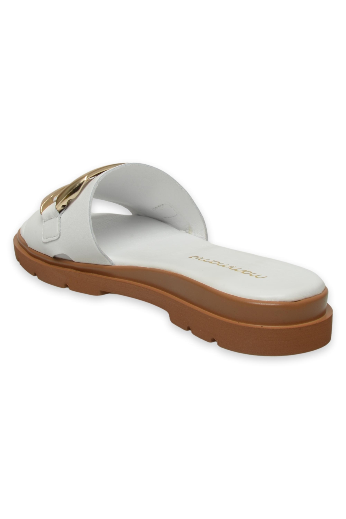 D25Yt-1375Z Günlük Beyaz Kadın Terlik - Görsel 5