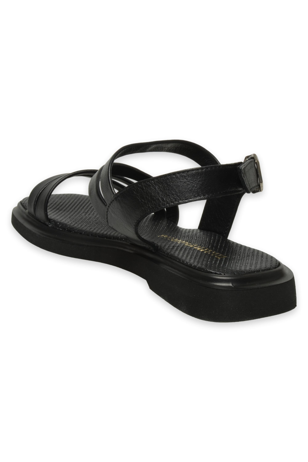 D25Ys-5005Z Günlük Siyah Kadın Sandalet - Görsel 5