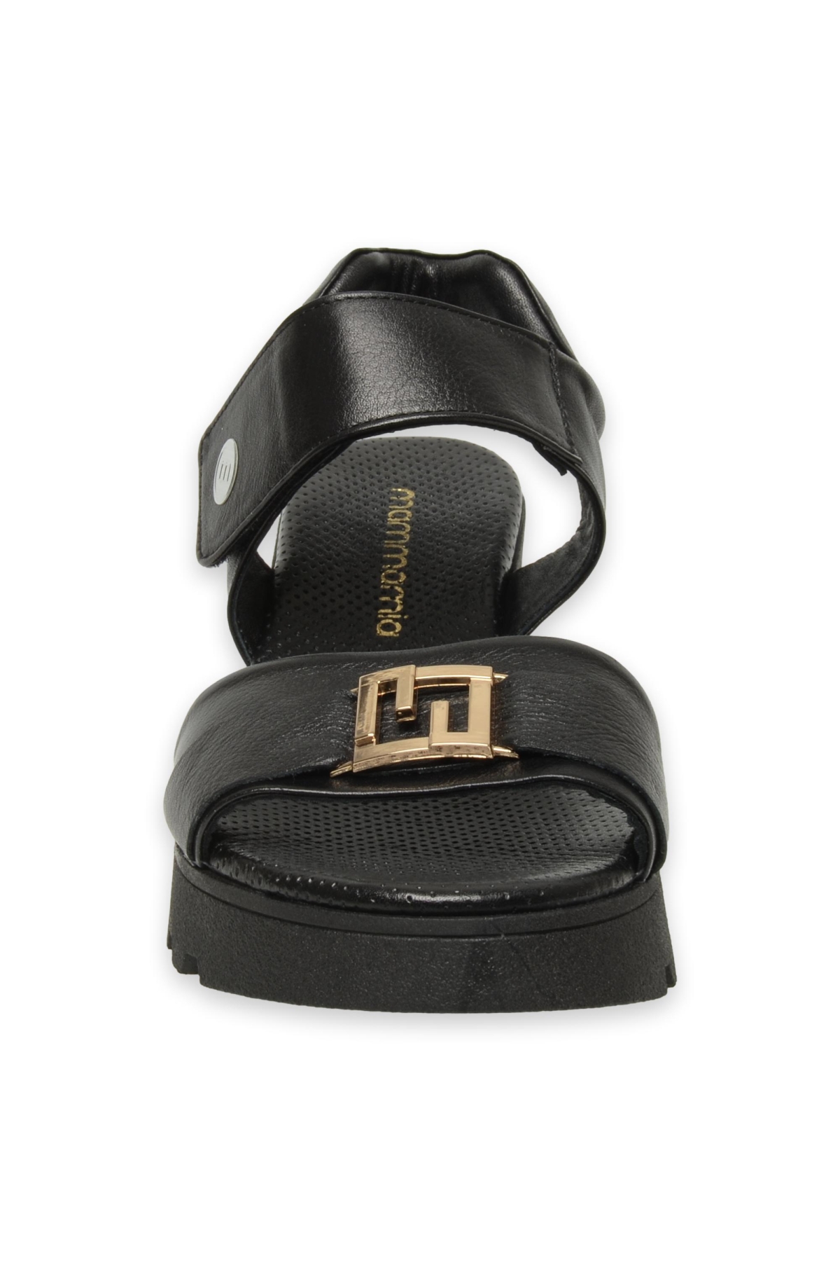 D25Ys-2995Z Günlük Siyah Kadın Sandalet - Görsel 4