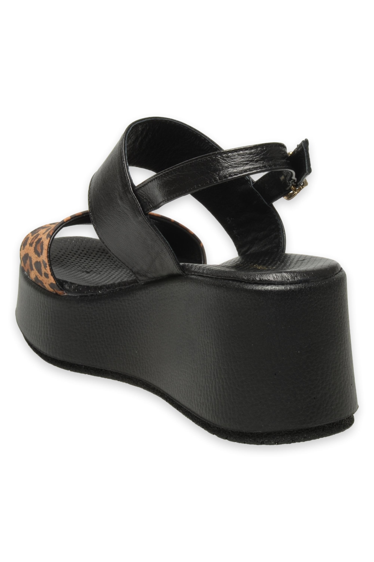 D25Ys-2945Z Günlük Dolgu Topuklu Kadın Sandalet - Görsel 5