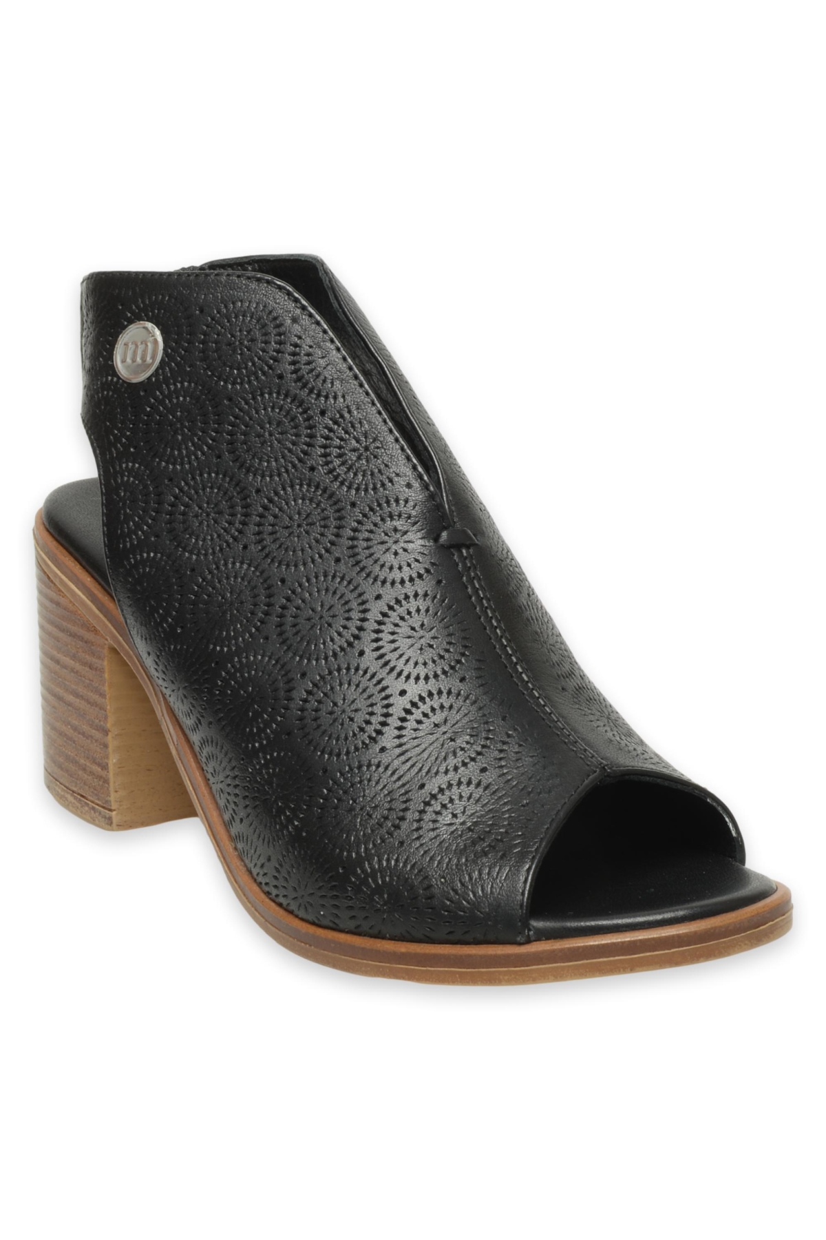 D25Ys-2915 Günlük Kalin Topuklu Siyah Kadın Sandalet - Görsel 3