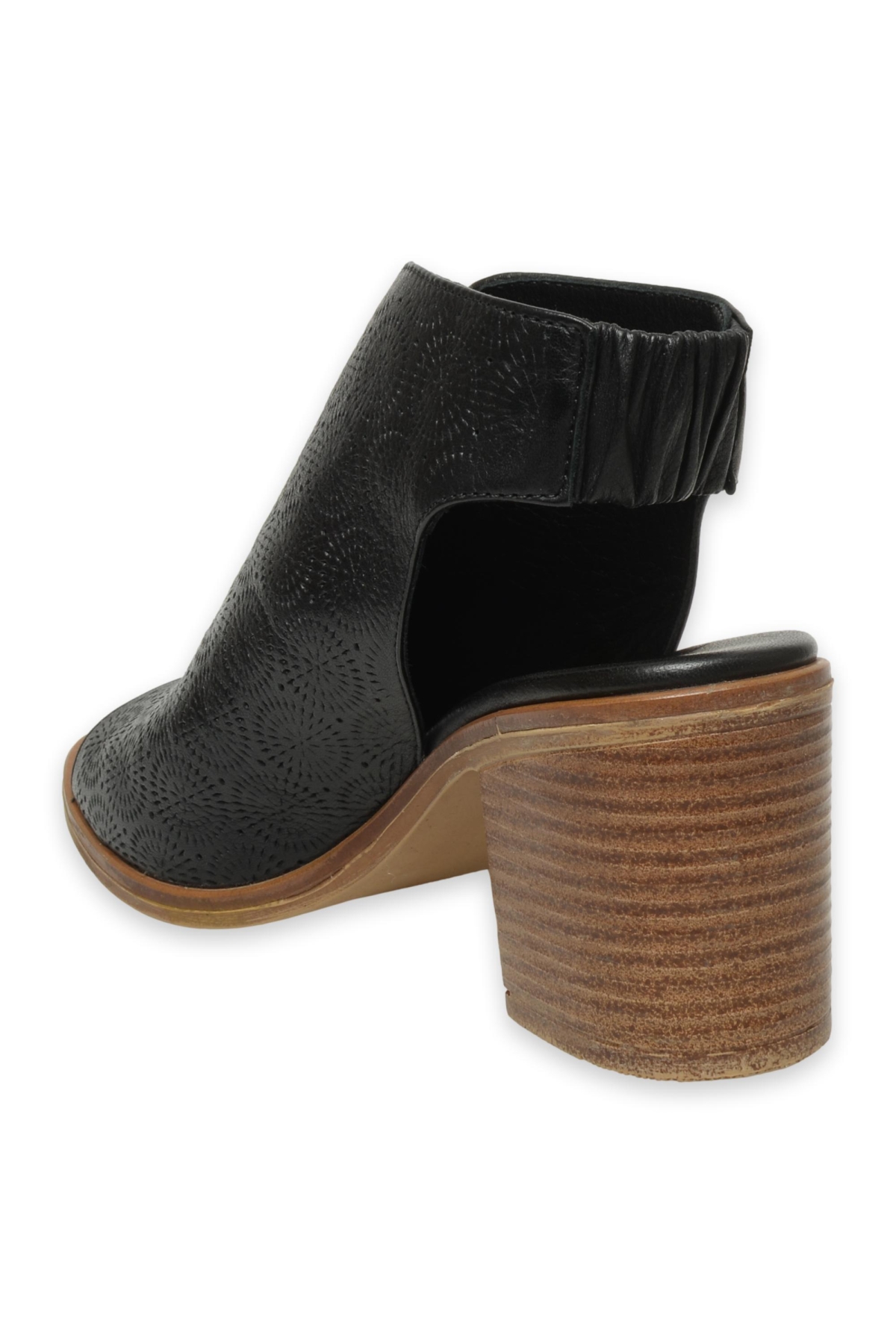D25Ys-2915 Günlük Kalin Topuklu Siyah Kadın Sandalet - Görsel 5